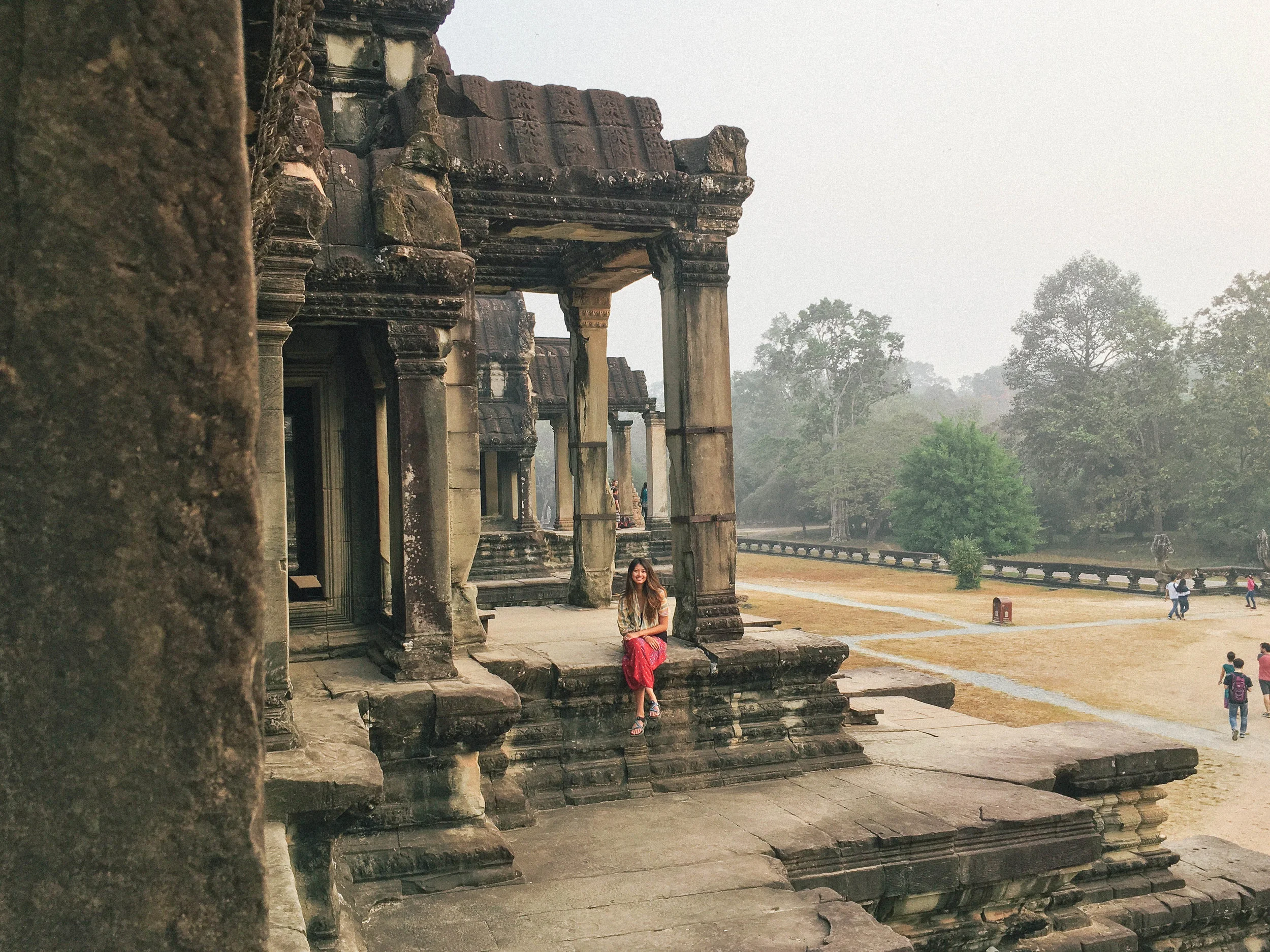 The very famous Angkor Wat in Cambodia.