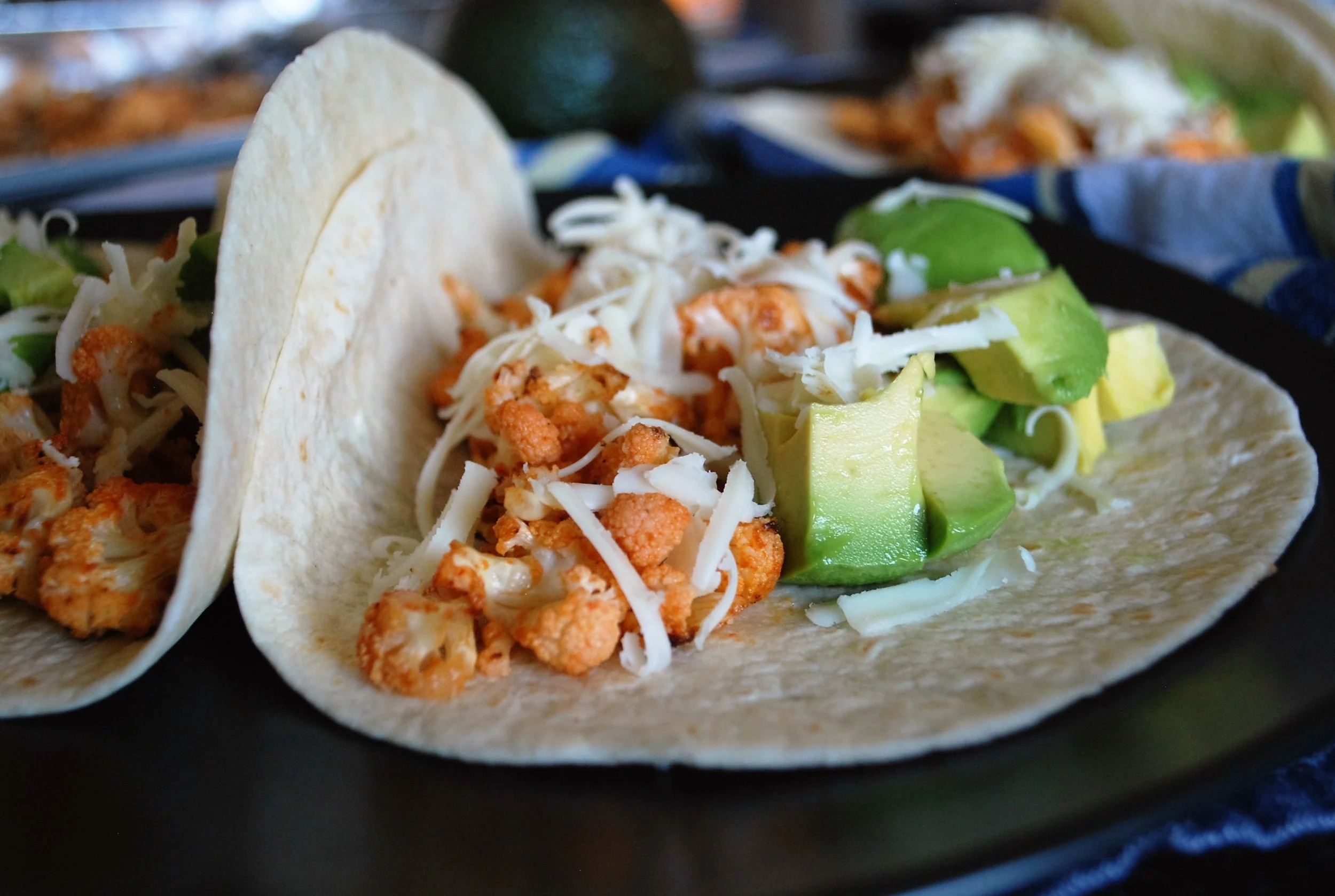 Buffalo Cauliflower Tacos