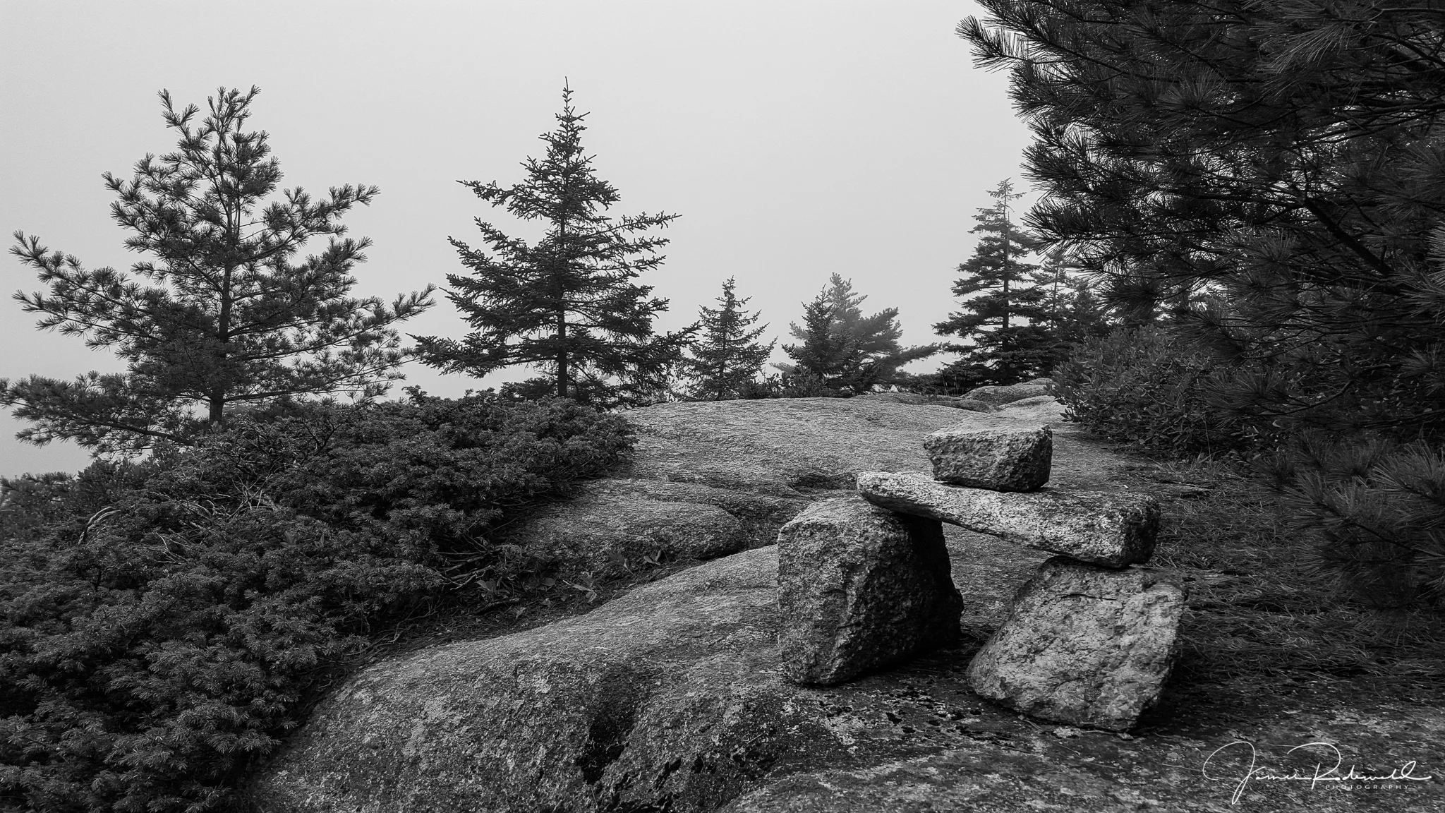 Bates cairn, Acadia National Park.
