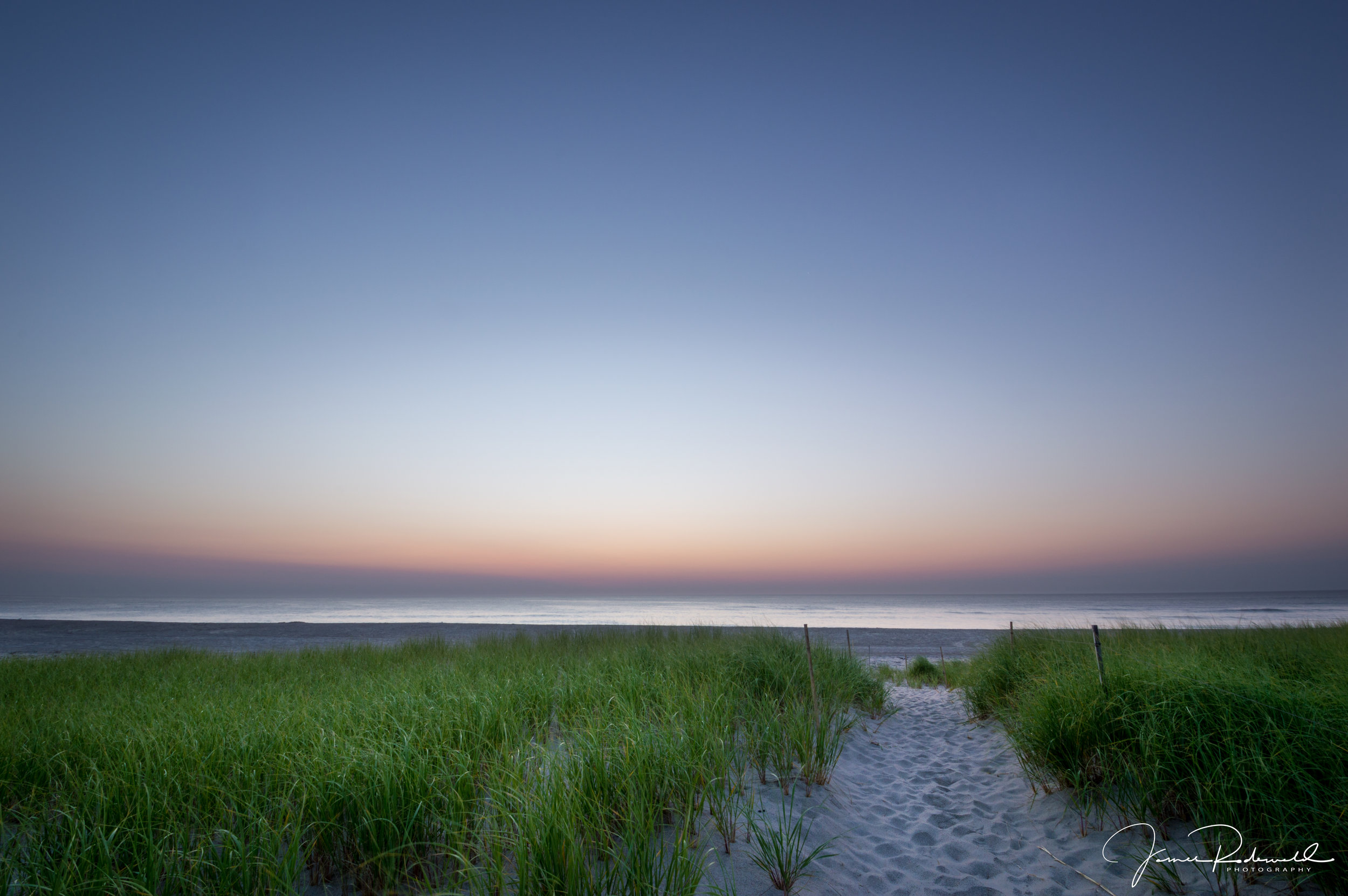 "Seaside dawn."