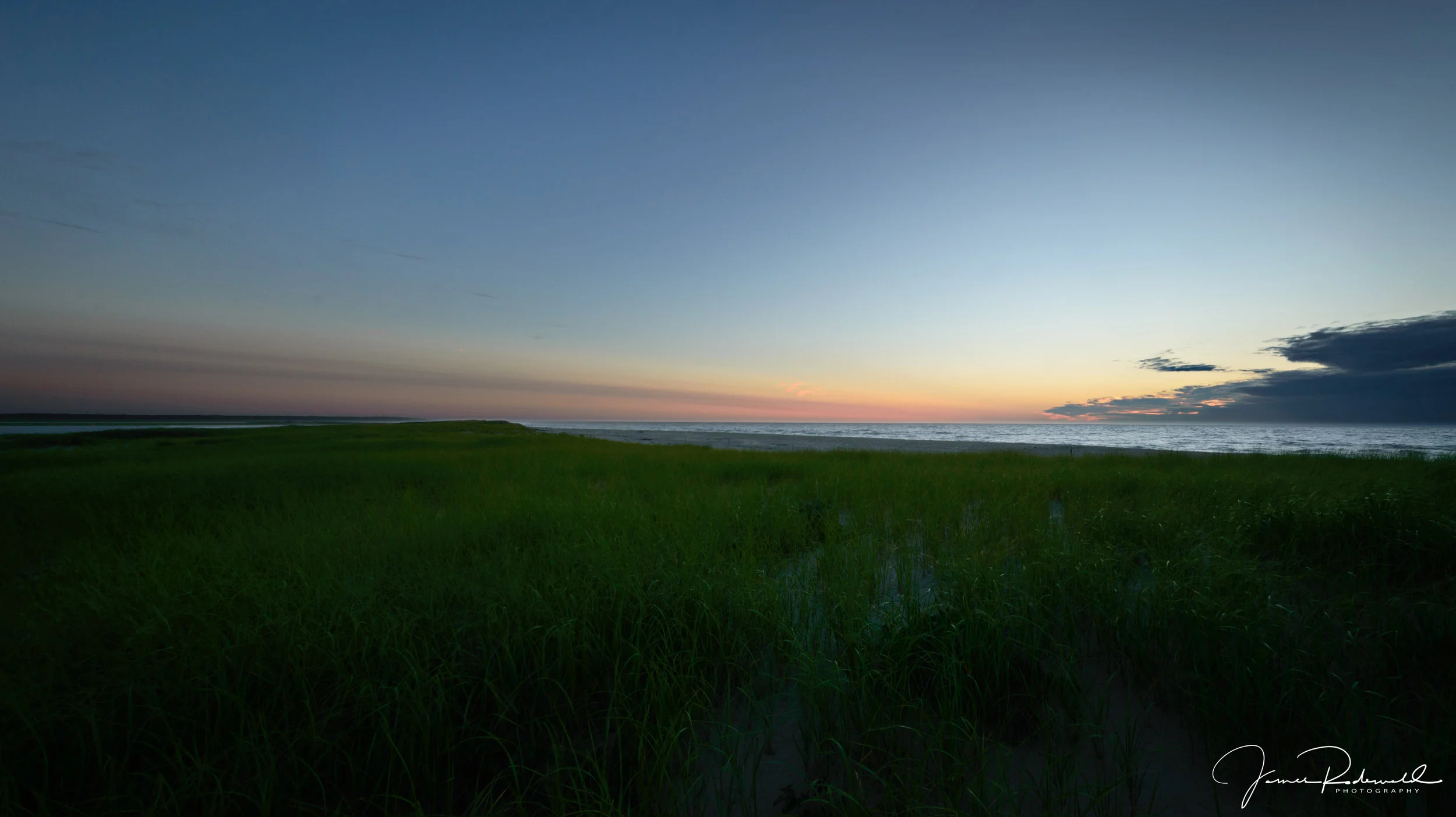 "Dawn at Cape Cod National Seashore."