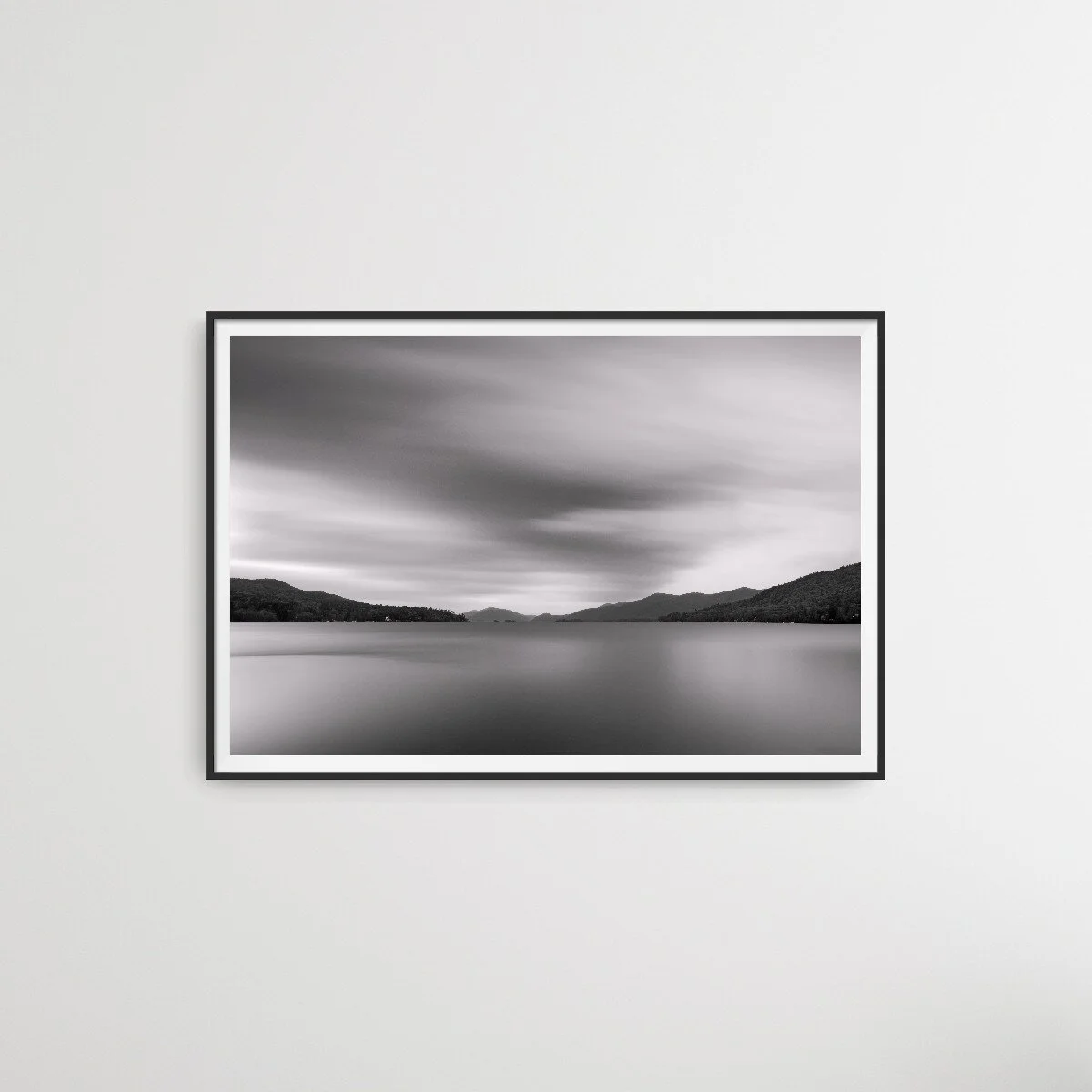 "Evening Rain on Lake George" 