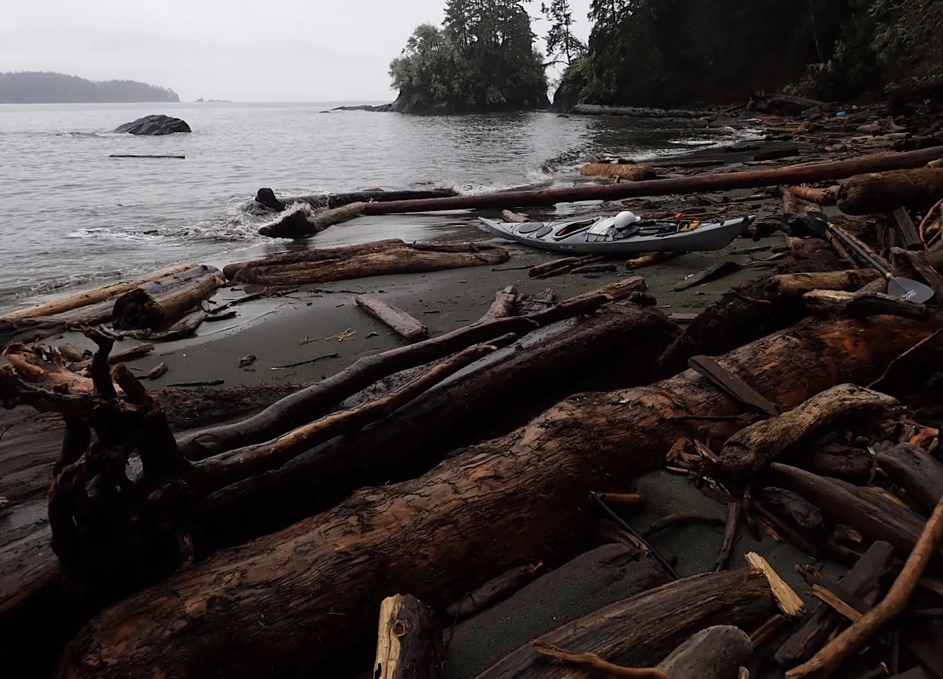 Pulling in to Thrasher Cove