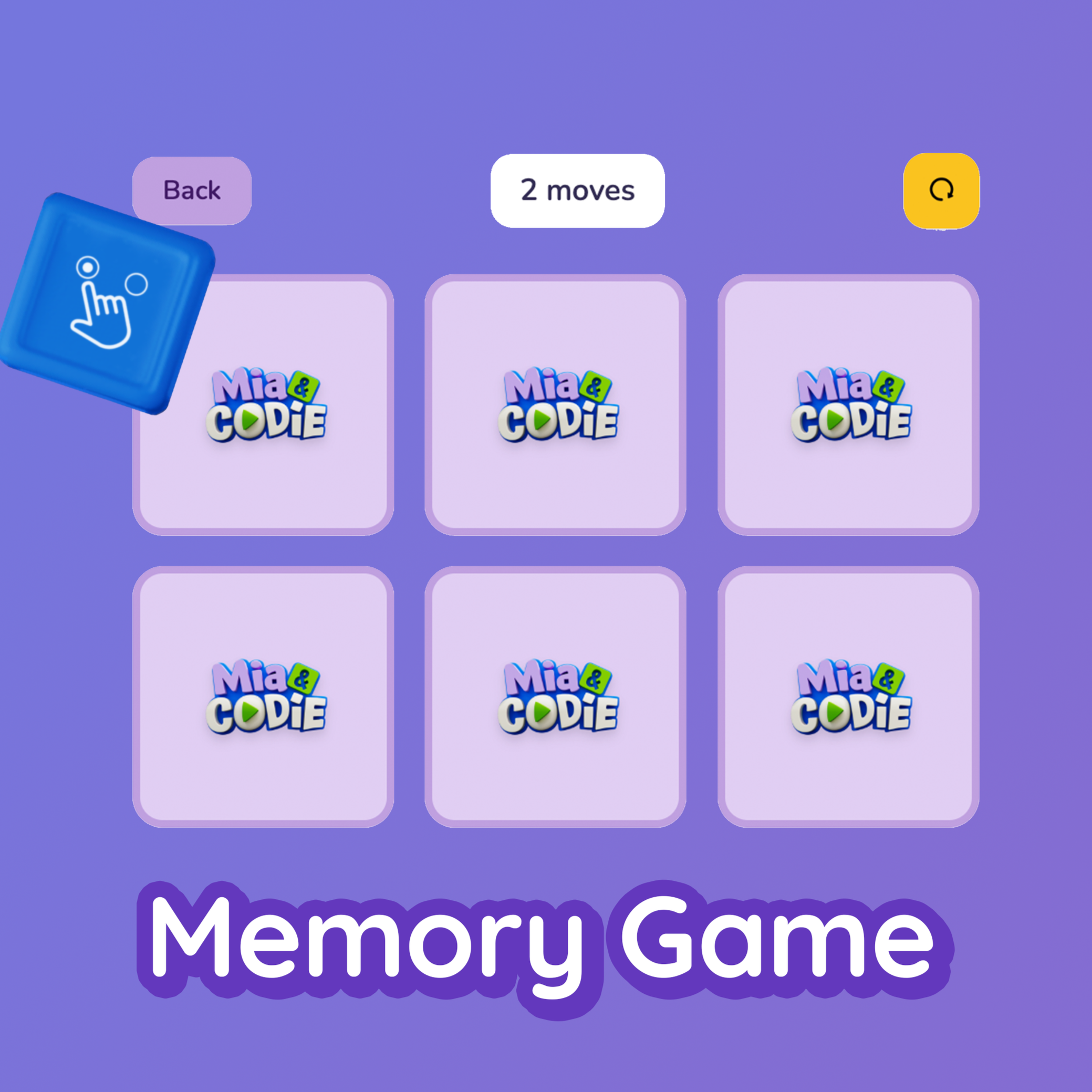 A matching memory game you can play with all the Mia & Codie characters!