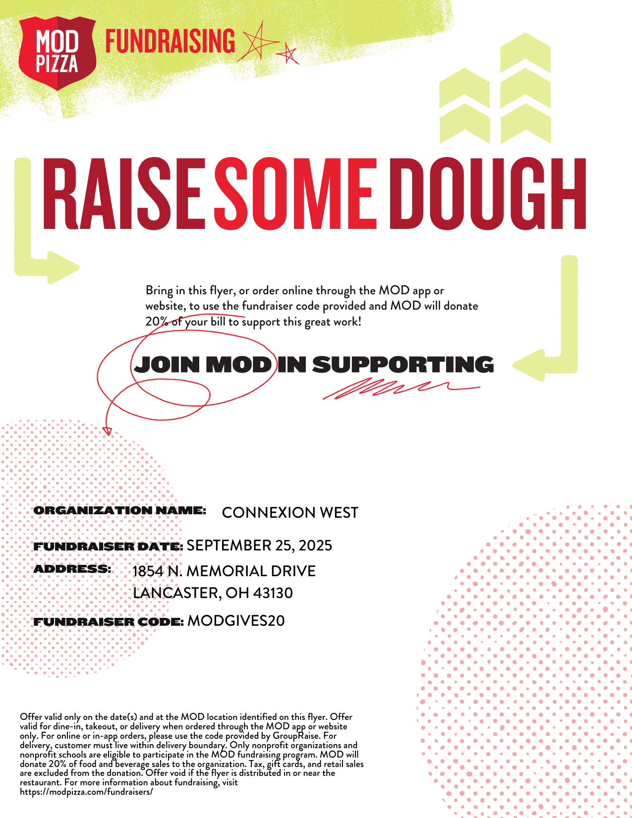 MOD Pizza Fundraiser