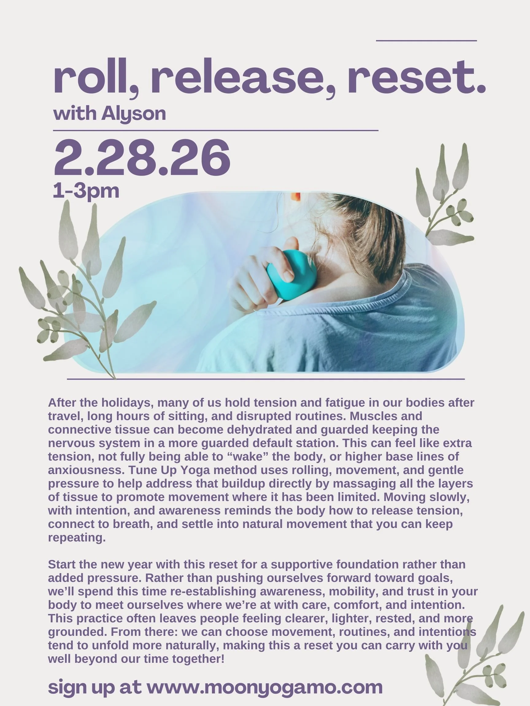 Morado Monótono Minimalista Inundación Crisis Centro Póster (1).jpg