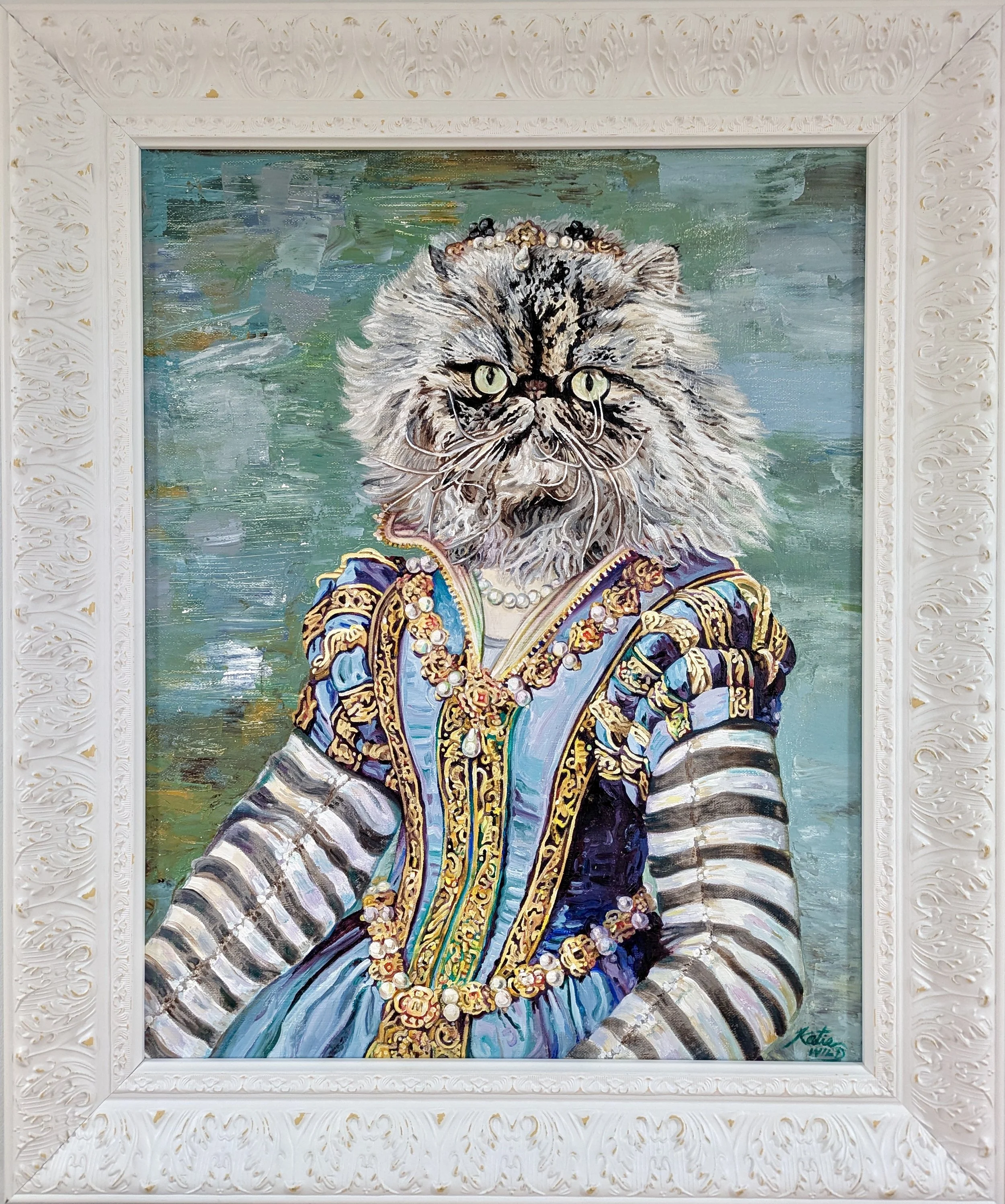  Queen Mushka, 16×20 inches, oil on canvas, 2021 