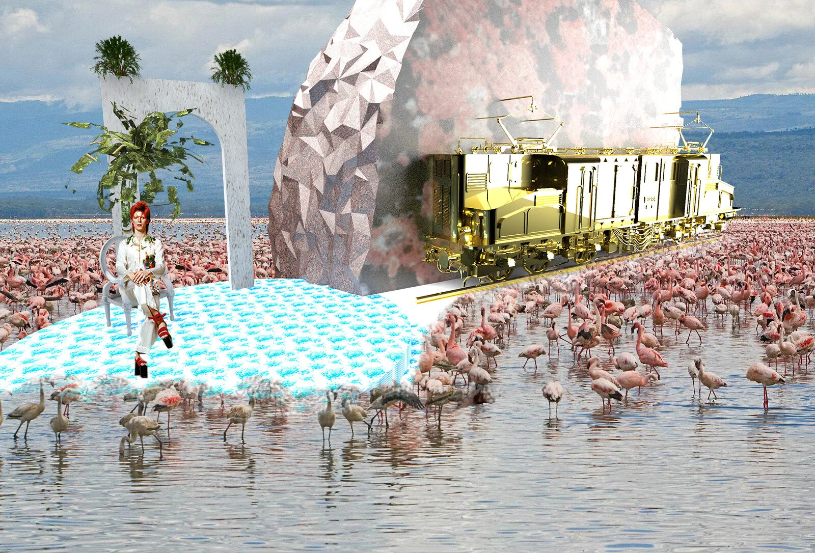 Bowie Dream Flamingo Lake