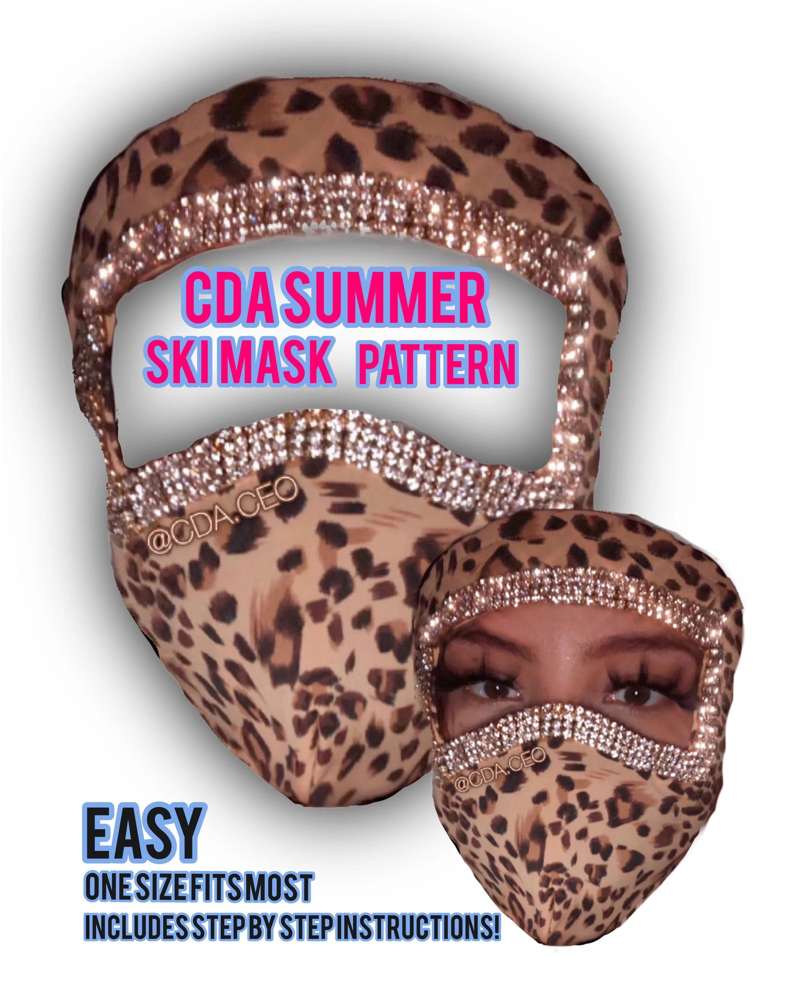 CDA SUMMER SKI MASK PATTERN