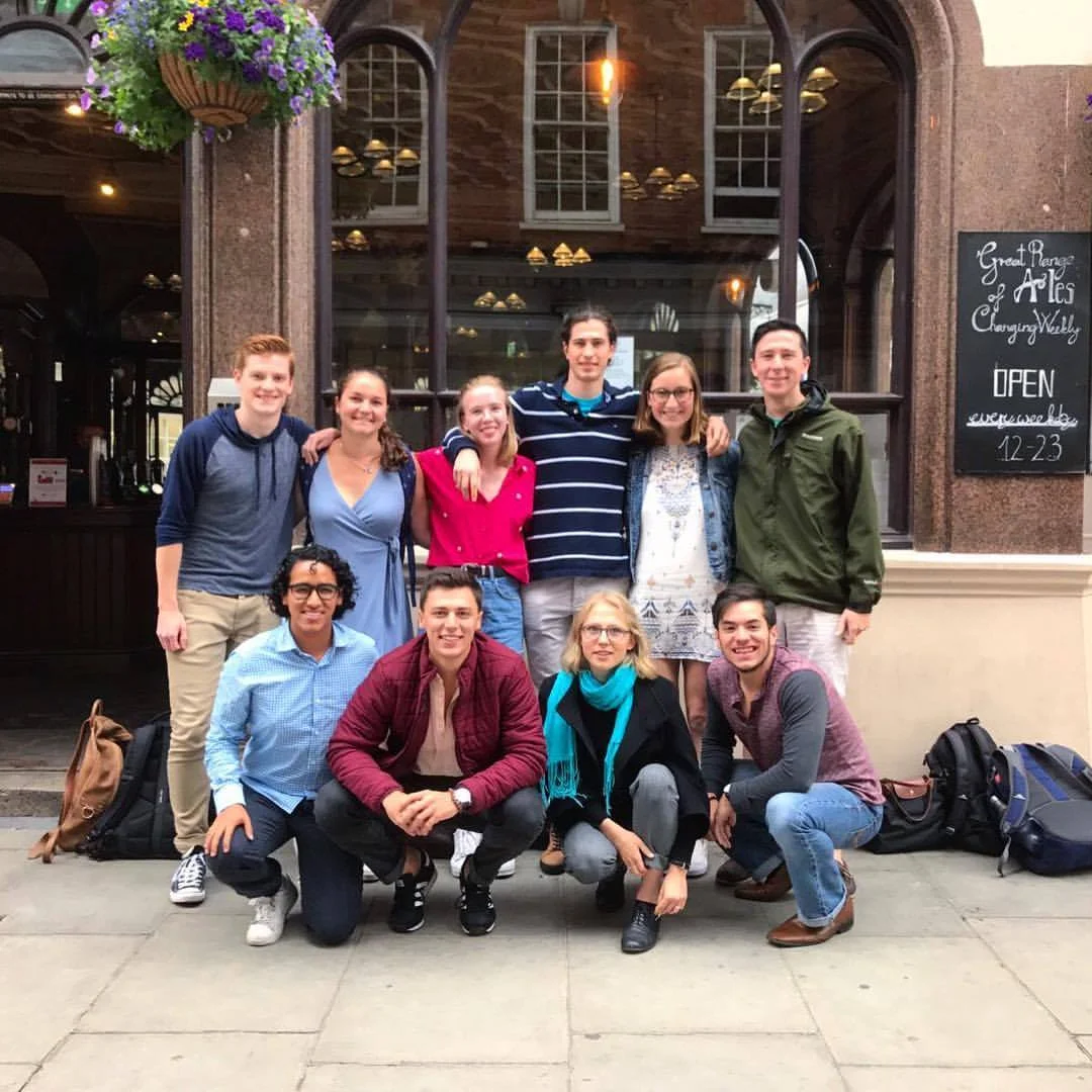 Sebastian with his friend group at the London School of Economics, where he took an environmental economics class.
96
Normal
0
false
false
false
EN-US
ZH-CN
X-NONE
/* Style Definitions */
table.MsoNormalTable
{mso-style-name:"Table Normal";
mso-tstyle-rowband-size:0;
mso-tstyle-colband-size:0;
mso-style-noshow:yes;
mso-style-priority:99;
mso-style-parent:"";
mso-padding-alt:0in 5.4pt 0in 5.4pt;
mso-para-margin:0in;
mso-para-margin-bottom:.0001pt;
mso-pagination:widow-orphan;
font-size:12.0pt;
font-family:Calibri;
mso-ascii-font-family:Calibri;
mso-ascii-theme-font:minor-latin;
mso-hansi-font-family:Calibri;
mso-hansi-theme-font:minor-latin;}
I know you spent some time at the London School of Economics last summer, what led you to pursue that? I’d never traveled on my own, never been to Europe and it was a little scary and uncomfortable. But I knew the only way to grow and gain experience was to do it, so I said, what the hell, let’s go. When you take these chances, you lose a lot of fear not just about traveling, but trying new things in general. I’m actually going to spend this summer in Argentina working with an economist there, and although my mom isn’t that thrilled about it, sometimes you have to take that leap. For a lot of first-gen students, going to college makes them more different from their family members. For students who come from immigrant families/are immigrants themselves, this dynamic is often magnified. How do you handle this and remain authentic to yourself? Number one, you have to know that you’re not alone. Even the kid whose whole family has gone to Ivy Leagues, even she’s probably a little scared. Second, start small. You don’t have to immediately jump in and join a thousand clubs, overextend yourself, and then die. You can do something simple like cooking in the dorm’s kitchen and sharing the food with someone who walks in. Starting really small helps you get comfortable and make the college more of a home. In terms of your family, I think the trick is to always remain humble, just because I’m going to college doesn’t mean that I know anything or that I’m entitled to anything. A lot of times my parents or friends who didn’t go to college are wiser than I am. I don’t doubt that. I may know something about p values now, but I don’t know everything about love, friendship, or life.
96
Normal
0
false
false
false
EN-US
ZH-CN
X-NONE
/* Style Definitions */
table.MsoNormalTable
{mso-style-name:"Table Normal";
mso-tstyle-rowband-size:0;
mso-tstyle-colband-size:0;
mso-style-noshow:yes;
mso-style-priority:99;
mso-style-parent:"";
mso-padding-alt:0in 5.4pt 0in 5.4pt;
mso-para-margin:0in;
mso-para-margin-bottom:.0001pt;
mso-pagination:widow-orphan;
font-size:12.0pt;
font-family:Calibri;
mso-ascii-font-family:Calibri;
mso-ascii-theme-font:minor-latin;
mso-hansi-font-family:Calibri;
mso-hansi-theme-font:minor-latin;}
Rapid Fire Round: Give me one book recommendation: The Alchemist by Paulo Coelho—it teaches that lesson I mentioned that wisdom can only be found, not sought. Something cool you’ve recently stumbled upon: Cubanitos coffee. It's an espresso with a froth of sugar. It’s the elixir of the gods. Fun fact (about yourself or anything else): I play guitar, I love improvisation, and I really like blues because improvising is so important in that genre. Study tip: Take your phone, silence it, put it on do not disturb, and then throw it in the river. You have to get into what psychologists call "flow"; it's so important. (We'll talk more about the concept of flow in an upcoming post!) Many thanks to Sebastian for sitting down and talking with us! 