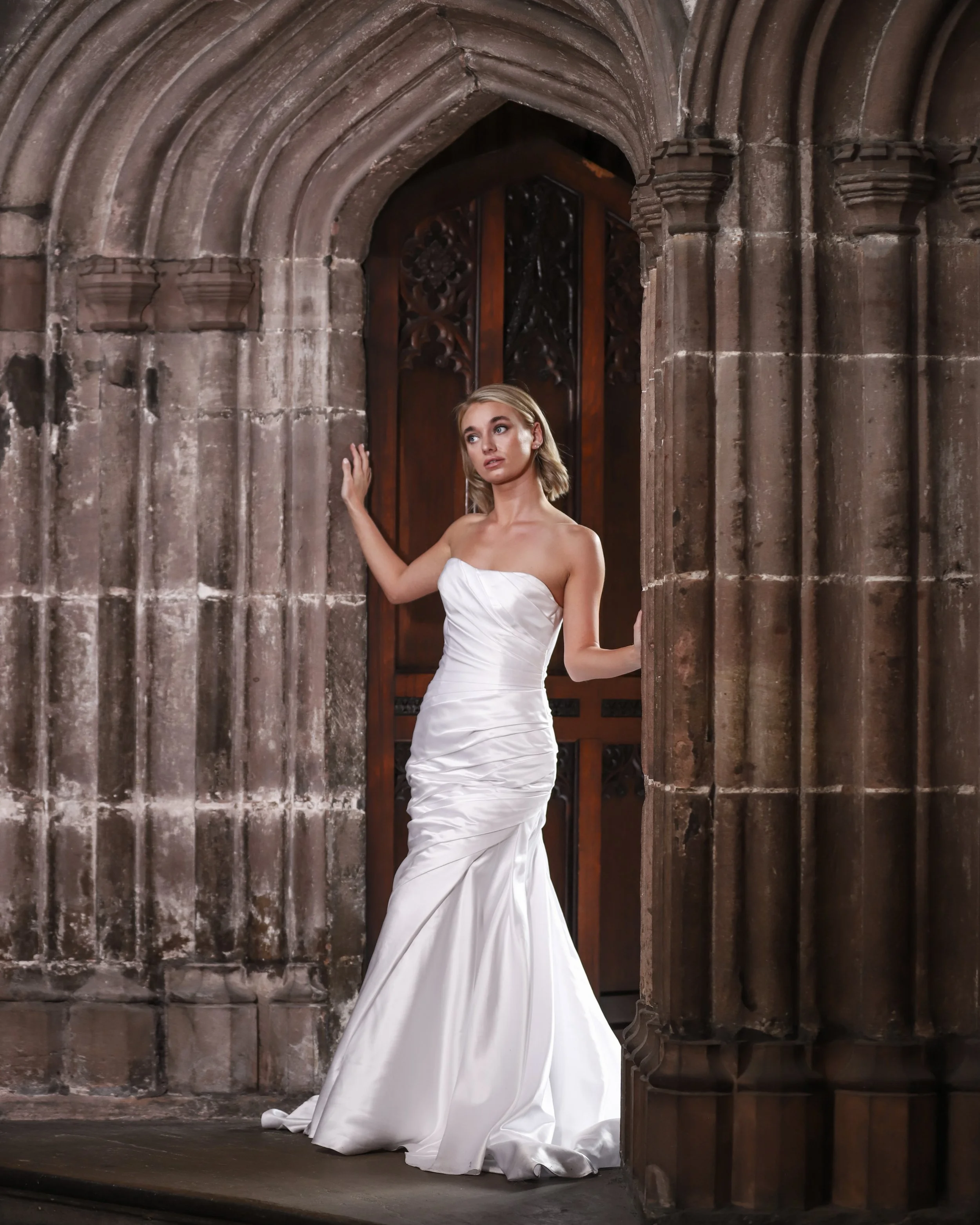 MUA: Ivanka Trocheva • Model:  • Dress: Clublondon • Location: Deansgate Hotel