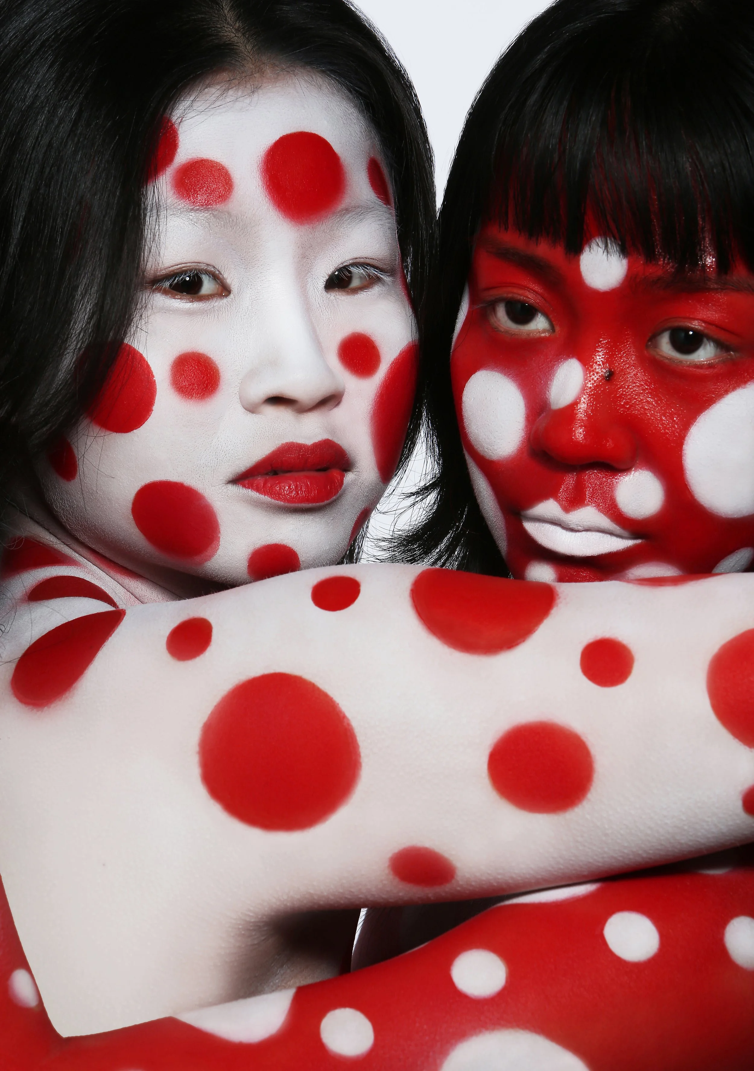HMUA: Jasmine England • Models: Kelly and Ameena • Selected for 'Manchester Open 2026' at HOME MCR