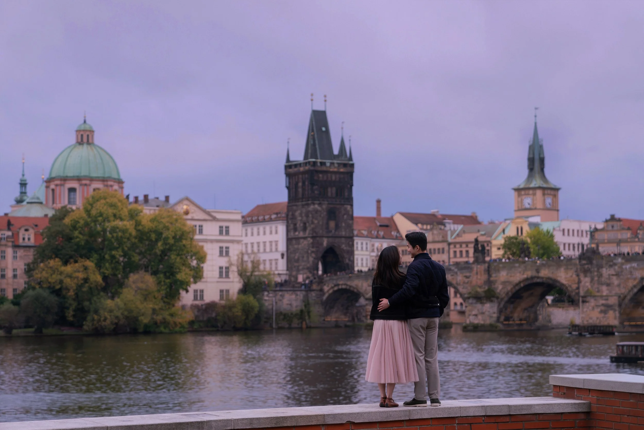 프라하스냅-후기-노을-카를교-311