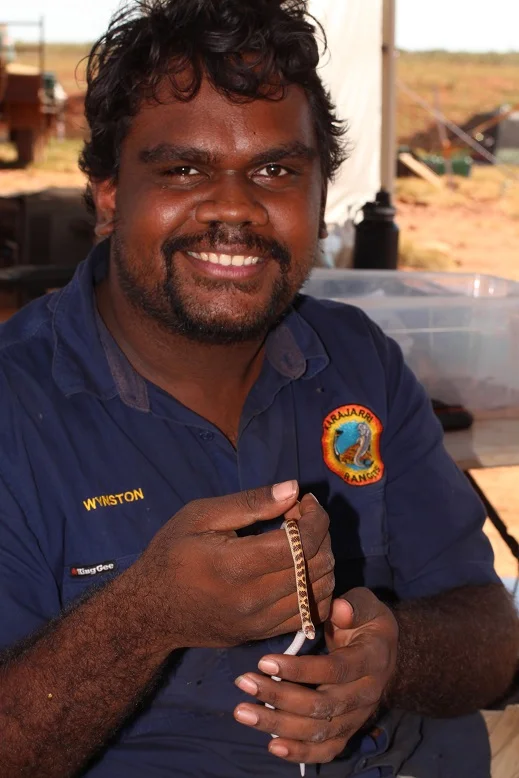 IMG_7318_Wyno with Brachyurophis snake_resize.jpg