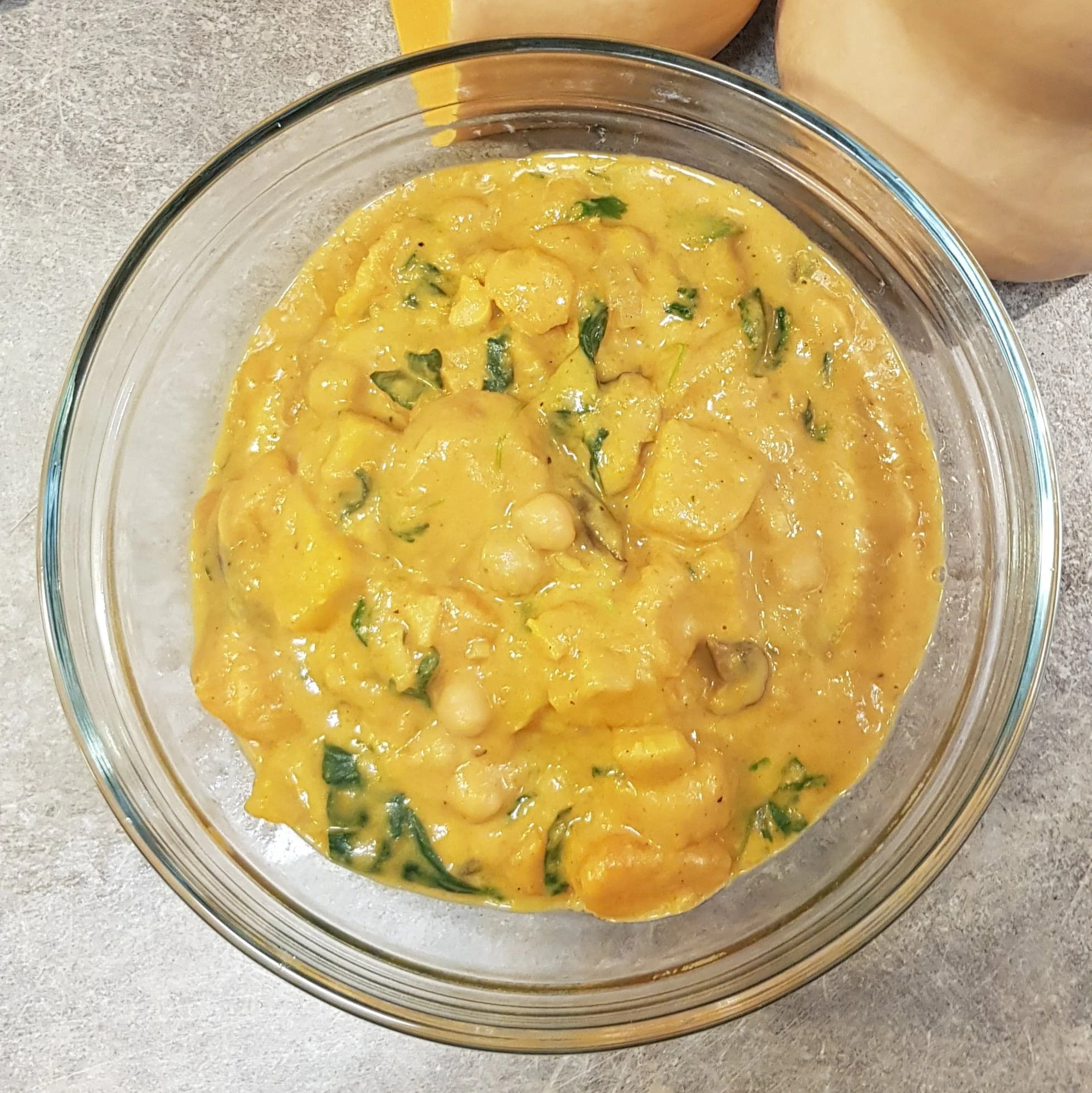 Vegansk söt curry gryta