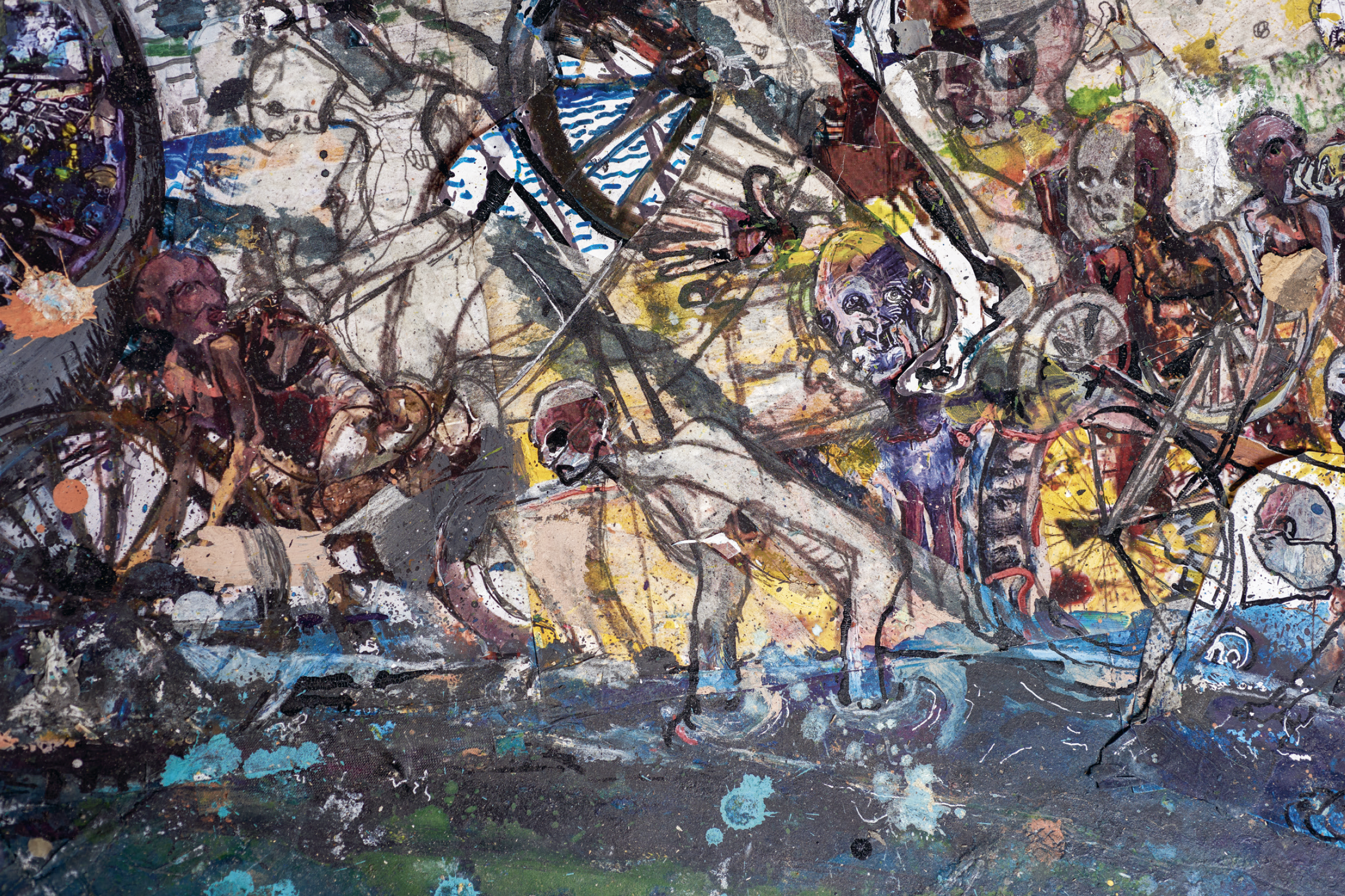 Southern river wall, 2023 (detail)