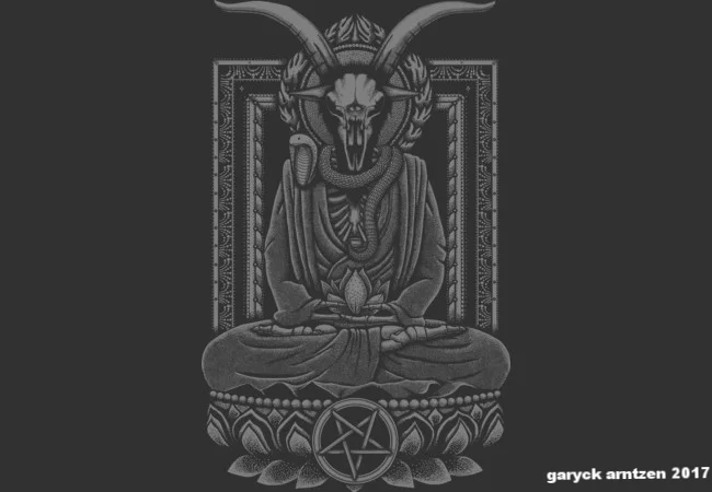 Baphomet Nirvana Charcoal