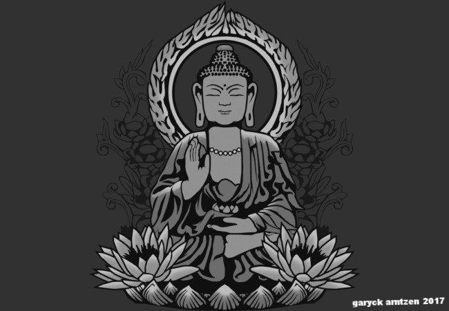Siddhartha Buddha Halftone