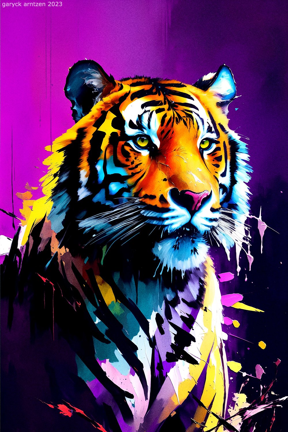 Abstract Tiger