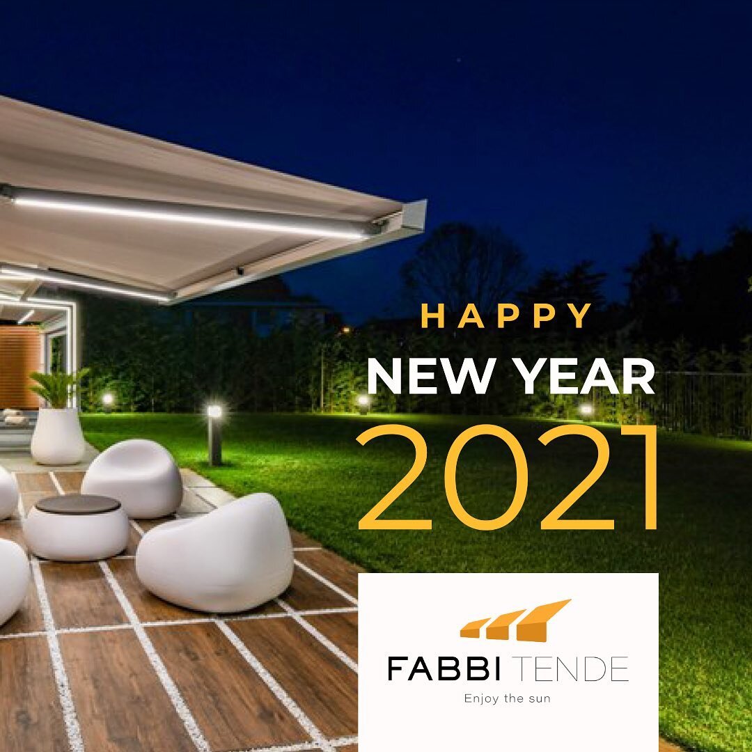 Happy New Year! #fabbitende #enjoy2021 
.
.
.
#newyear #2021 #capodanno #tende #arredo #casa #giardini #interiordesign #design #pergole #villa #home