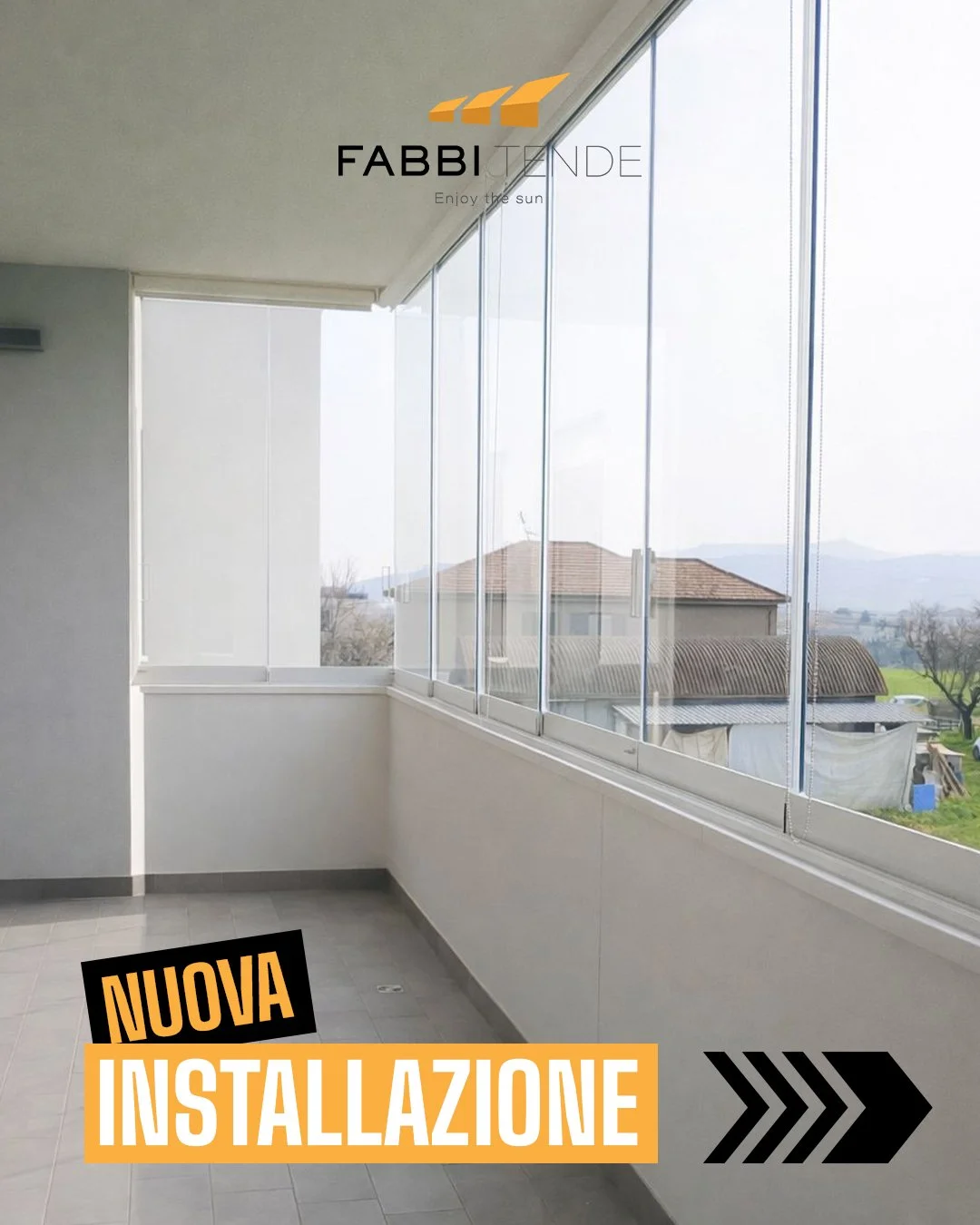 📐 Quanto vale oggi un metro quadro in pi&ugrave;? 

👉 Qui non abbiamo chiuso un balcone.
☀️ Abbiamo creato spazio abitabile.
Vetrate panoramiche scorrevoli installate a Giulianova
 ✔ Vetri temperati 10 mm
 ✔ Profili RAL 9010 integrati alla facciata