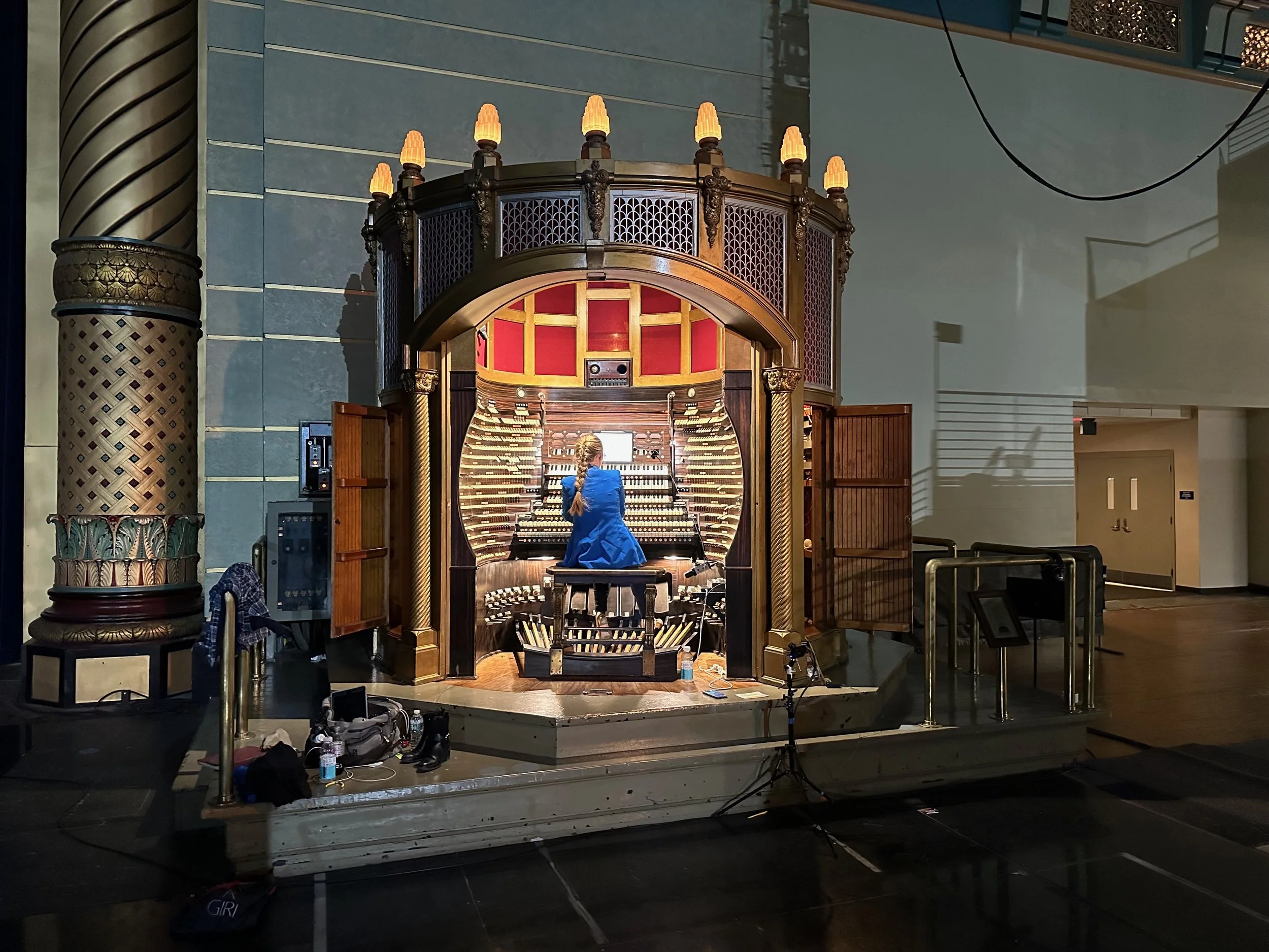 Worlds largest musical instrument.  The "wedding cake" top was a design made on the fly after the thing was 8' taller than it was supposed to be.  Oops.