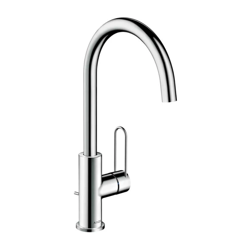 axor-uno-single-lever-basin-mixer-240-with-pop-up-waste-set-chrome--hg-38036000 Waterloo Bathrooms Dublin.jpg