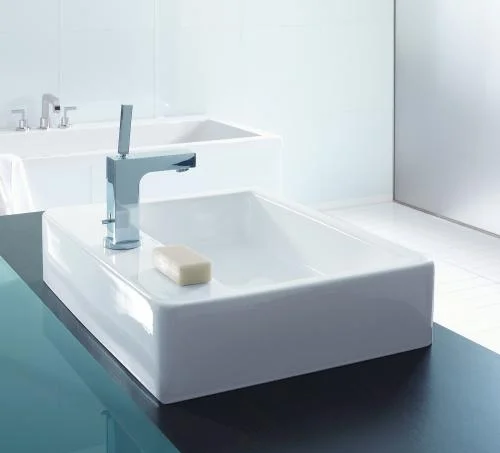 Duravit Vero Washbasin 1 Tap Hole 595 x 465mm 045260 Waterloo Bathrooms Dublin 3.jpg
