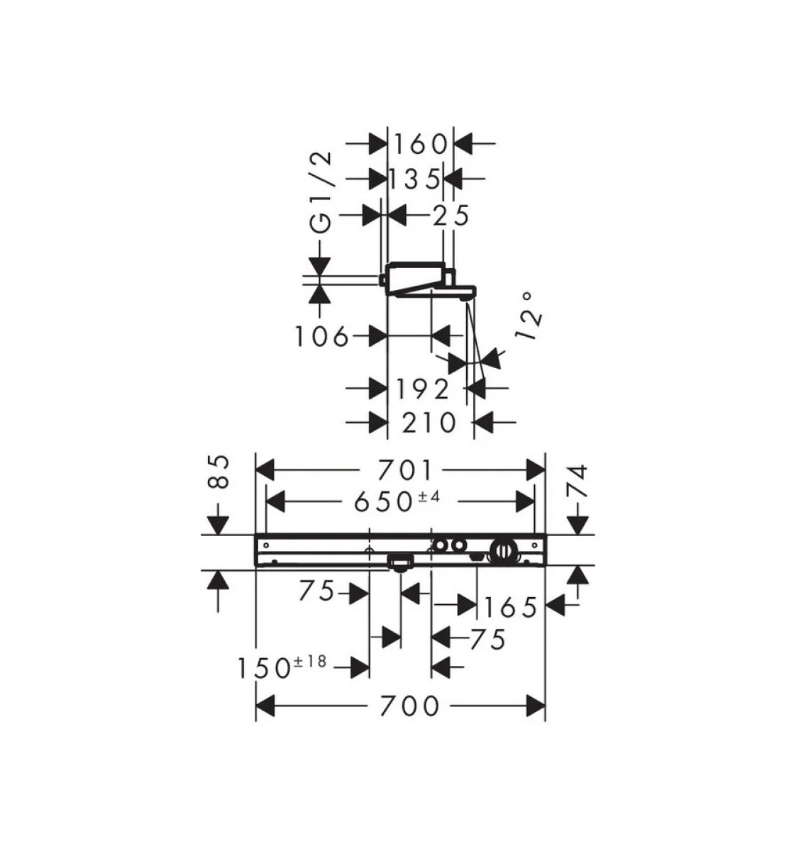 Hansgrohe ShowerTablet Select 700 Thermostatic Bath Mixer 13183000 Waterloo Bathrooms Dublin 4.jpg