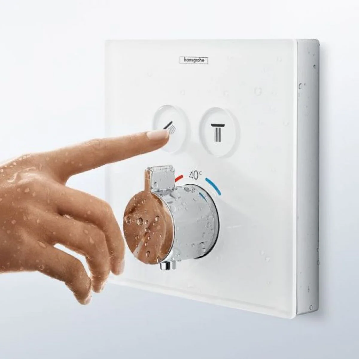 Hansgrohe ShowerSelect Glass Shower Mixer for 2 Outlets 15738400 Waterloo Bathrooms Dublin.jpg