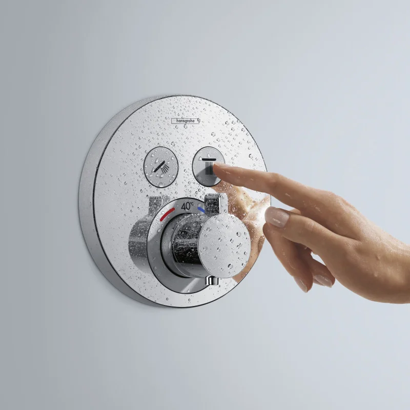 Hansgrohe ShowerSelect S Concealed Thermostat 2 outlets 15743000 Waterloo Bathrooms Dublin 2.jpg