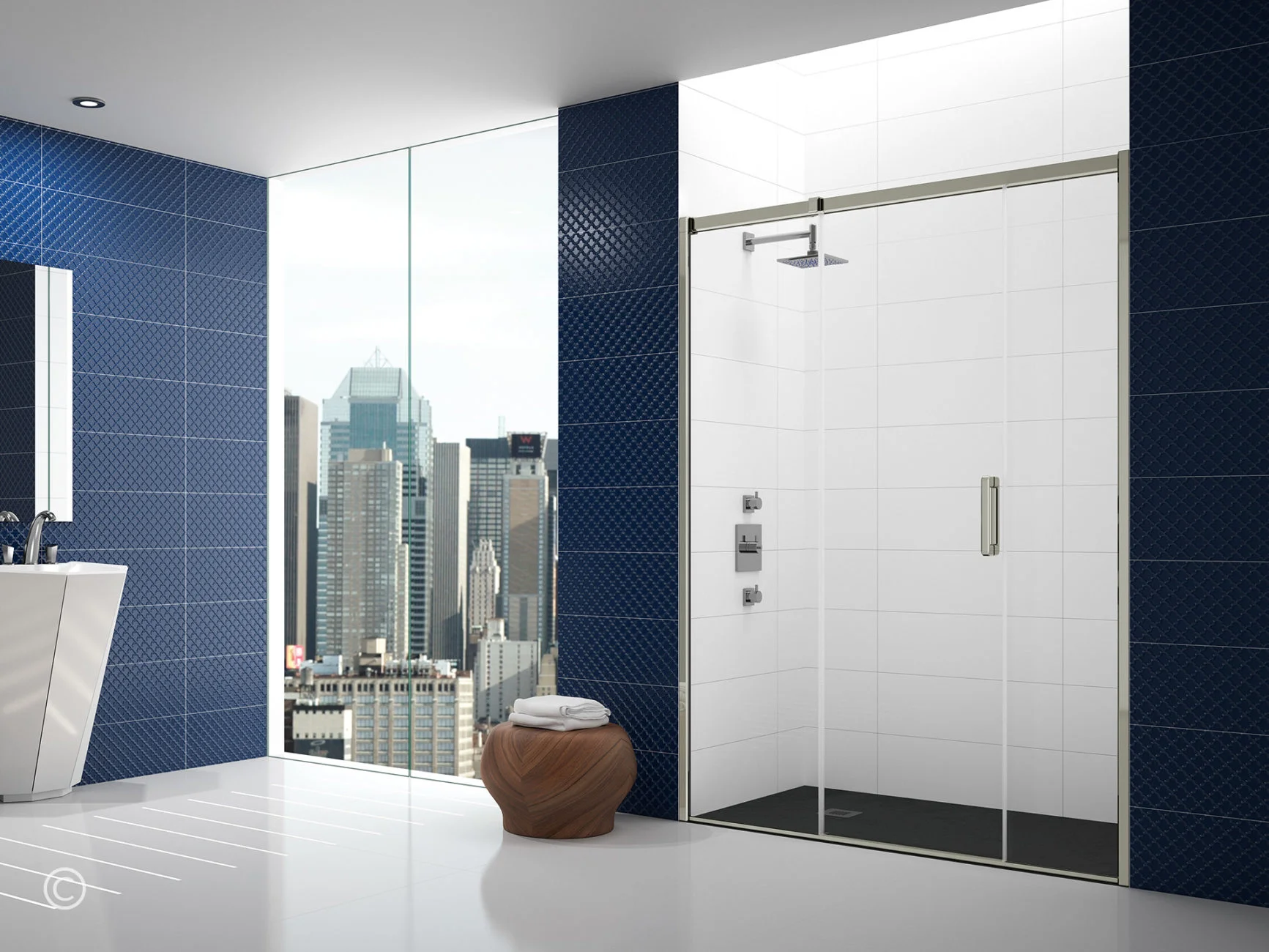 Merlyn Arysto Ten 3 Panel Sliding Door Recess Waterloo Bathrooms Dublin.jpg