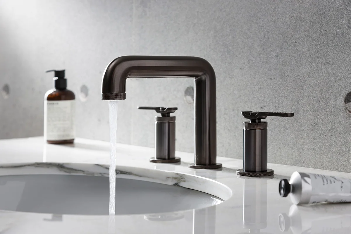 Crosswater Union Three Hole Deck Mounted Basin Set Levers UB135DNC_LV Waterloo Bathrooms Dublin 3.jpg