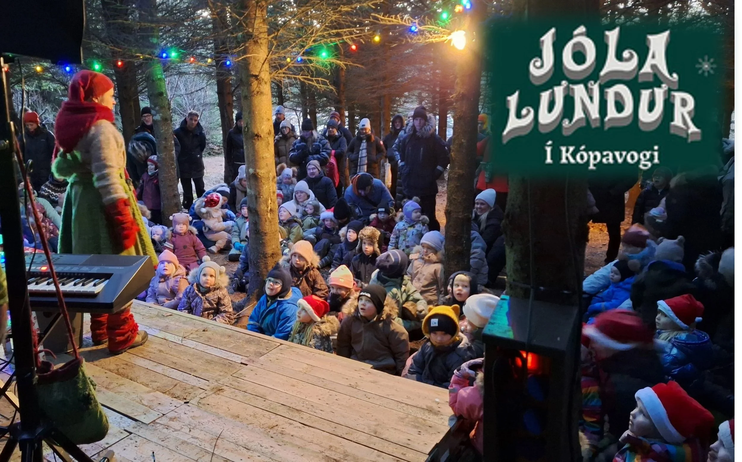 JÓLASKÓGUR Í GUÐMUNDARLUNDI Á SUNNUDÖGUM
