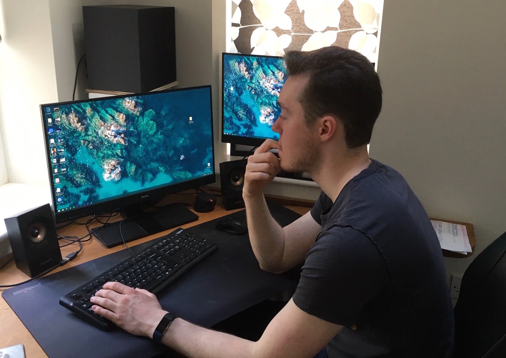 'Don't touch your face!'