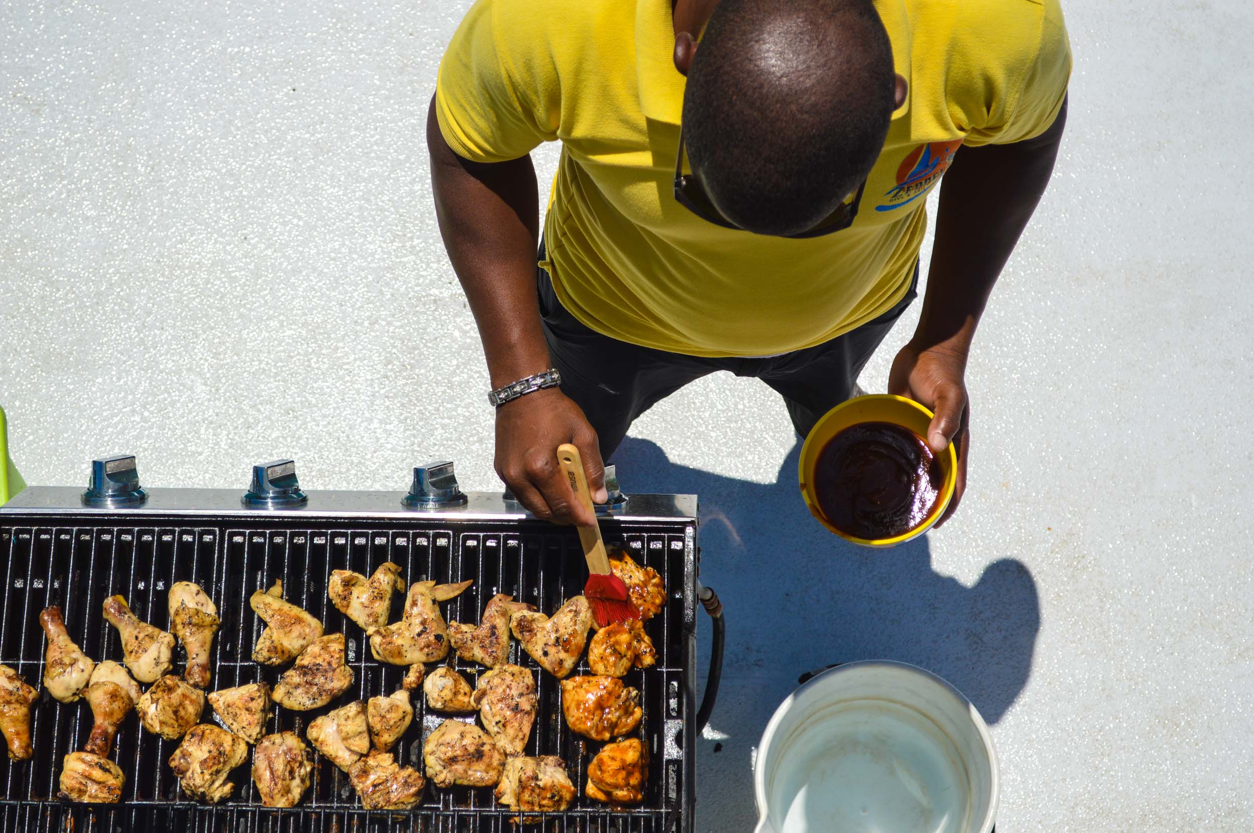 Full sized grill to prepare mouth-watering meals.