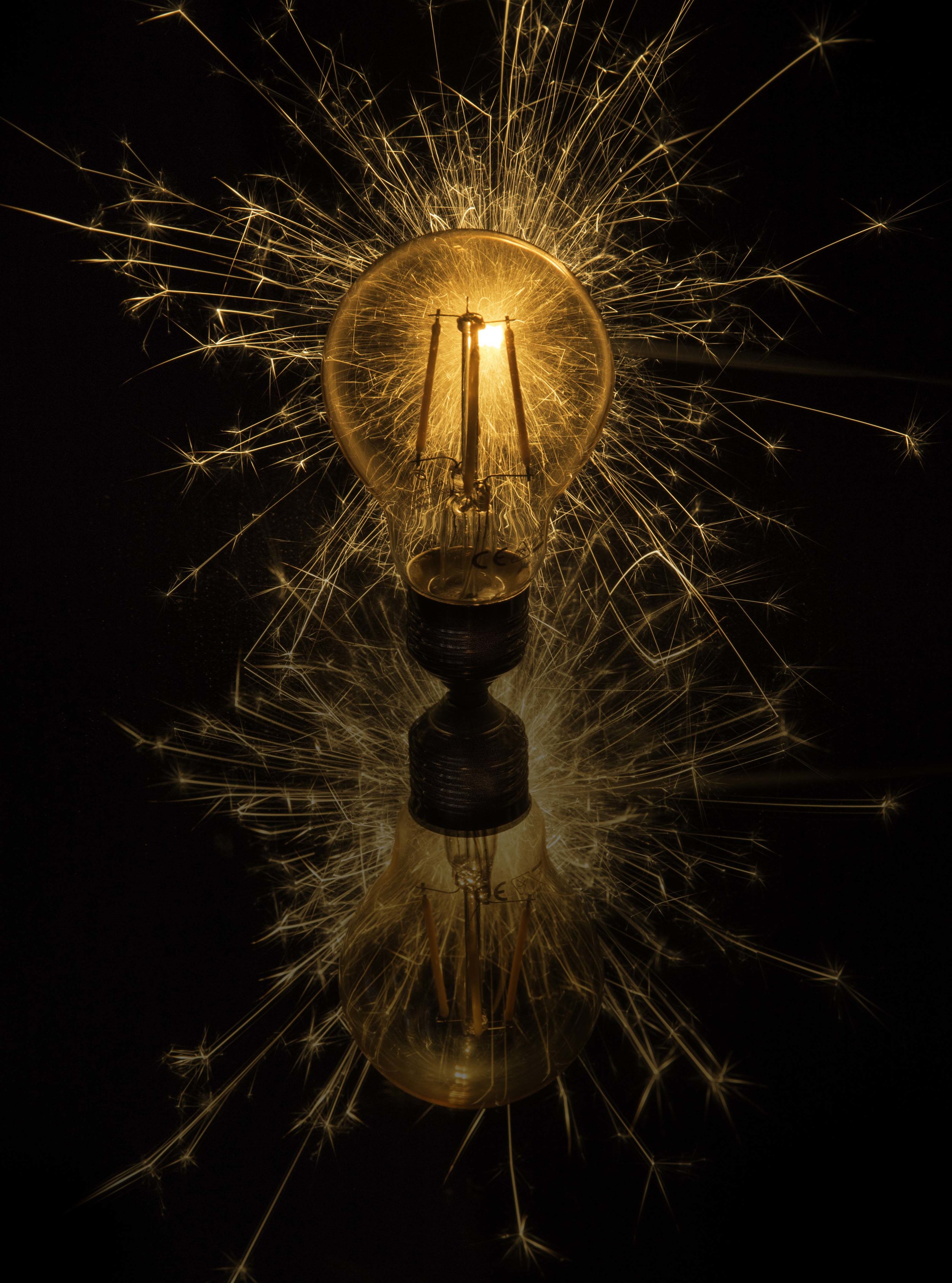 Lit by Sparkler