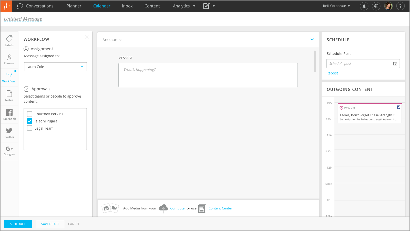 Publishing Modal