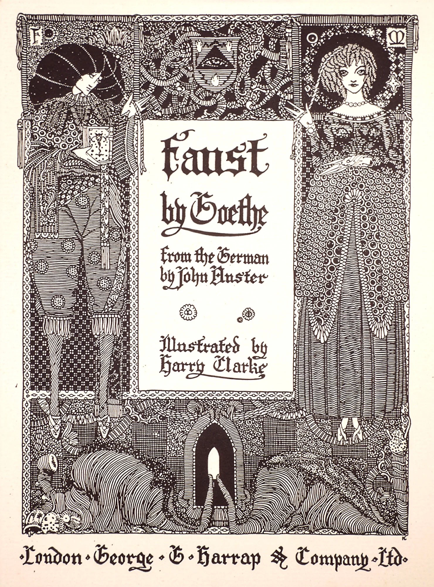 Faust by J. W. von Goethe, Illustrated by H. Clarke