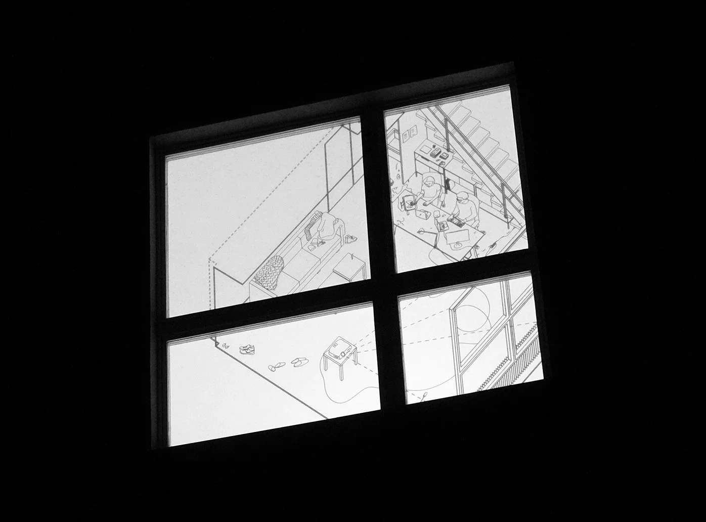 Drawing for Foxes Installation