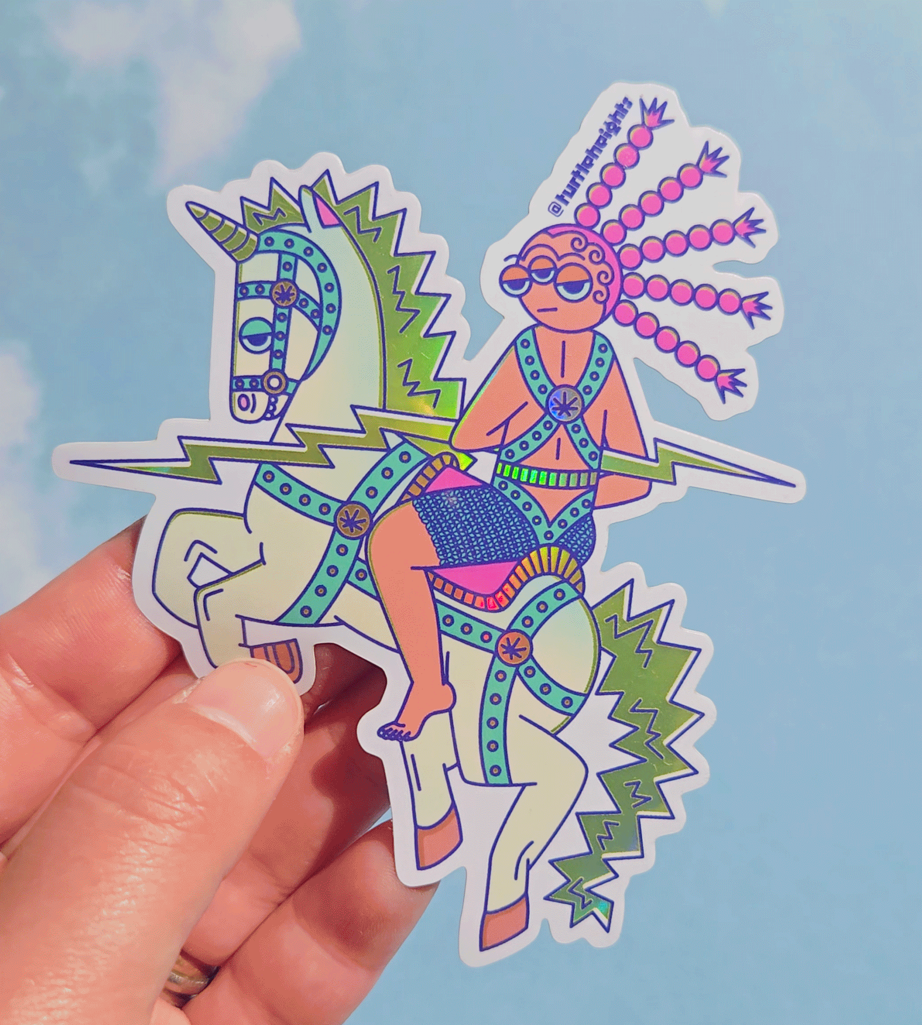 {Special Edition} Lightning Warrior Sticker