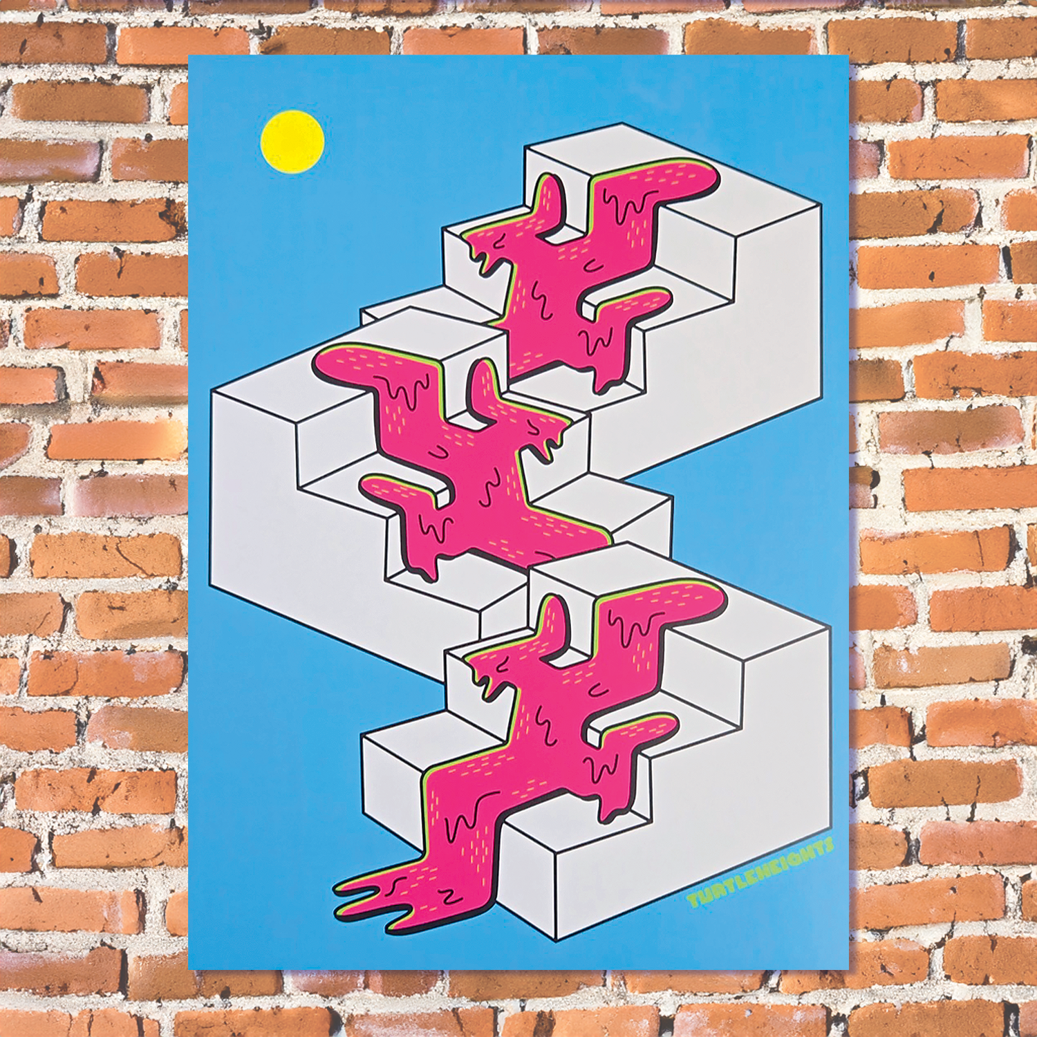 Melting Cactus II Print