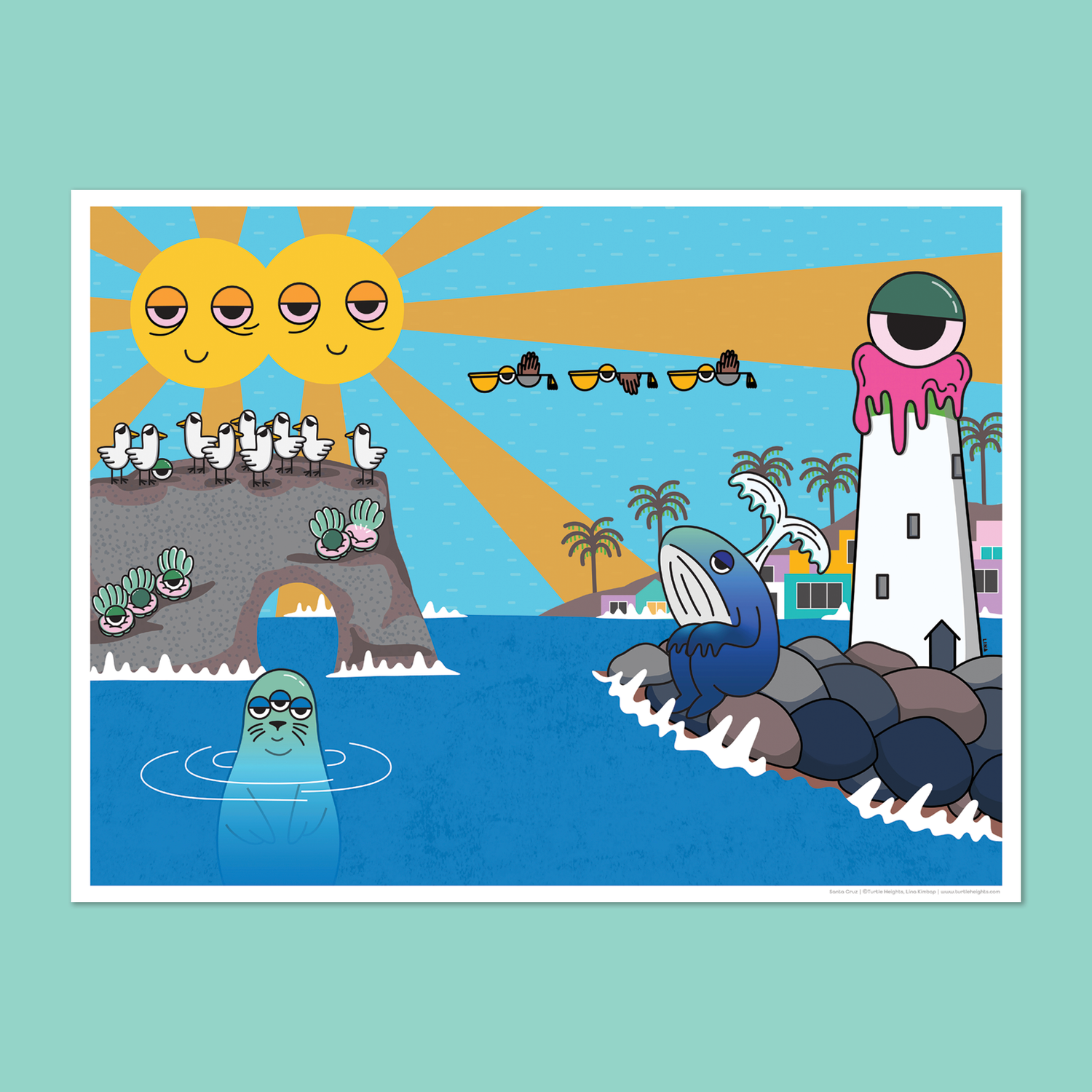 Santa Cruz Poster — Turtle Heights