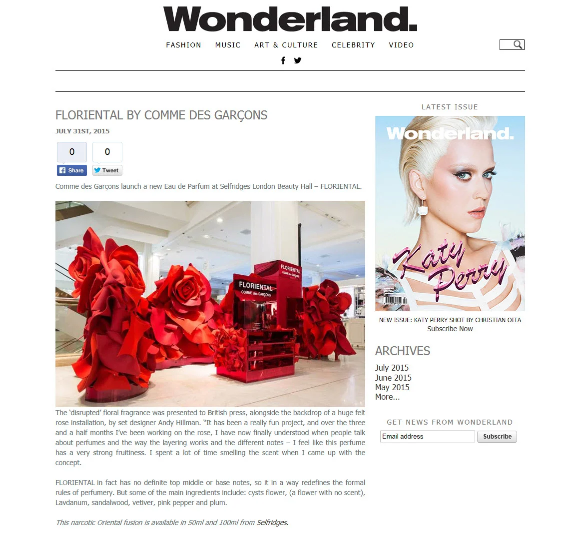 comme des garcons email