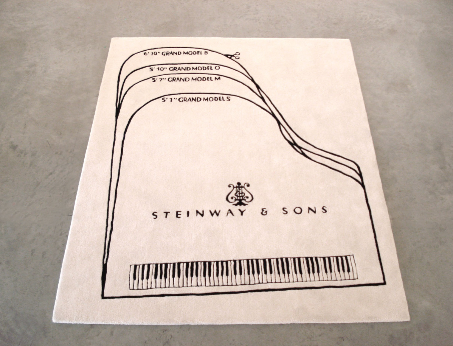 Barbara Bloom, Steinway Piano Carpet (2010). Courtesy of David Lewis Gallery, New York.