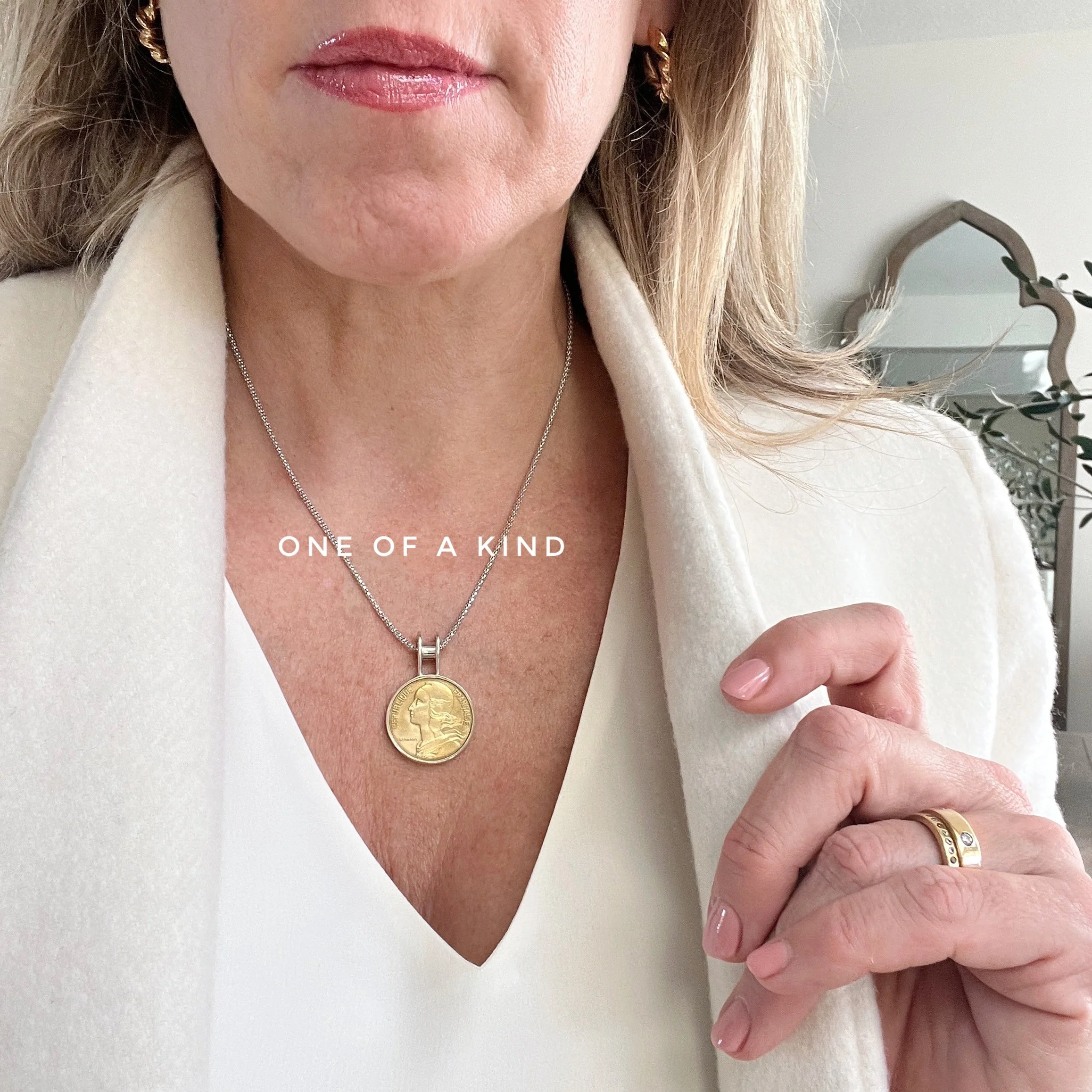 1974 French Coin Necklace