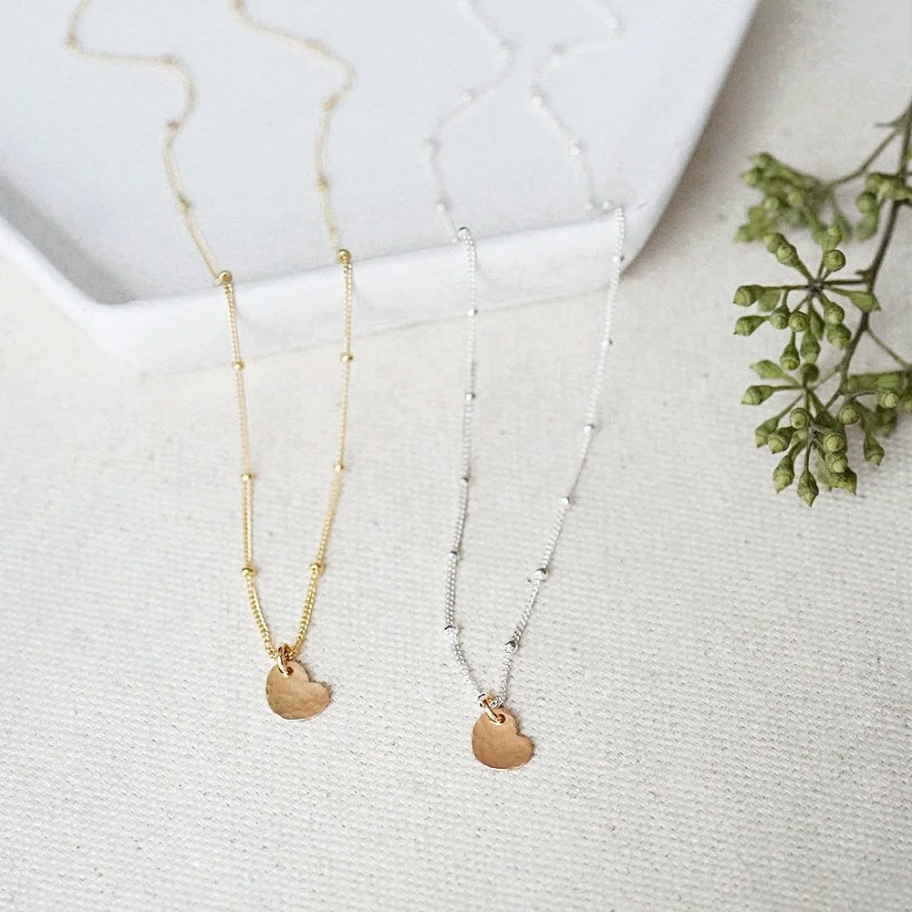 The Heart of Gold Necklace — Stacey 