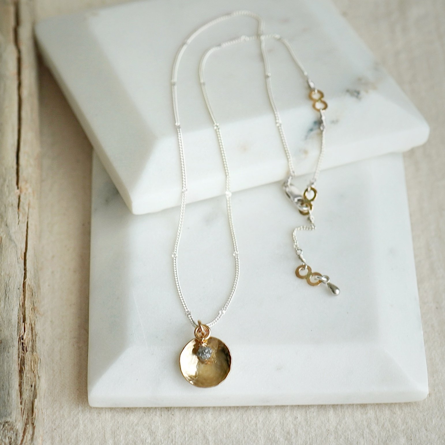 Diamond Nugget Necklace