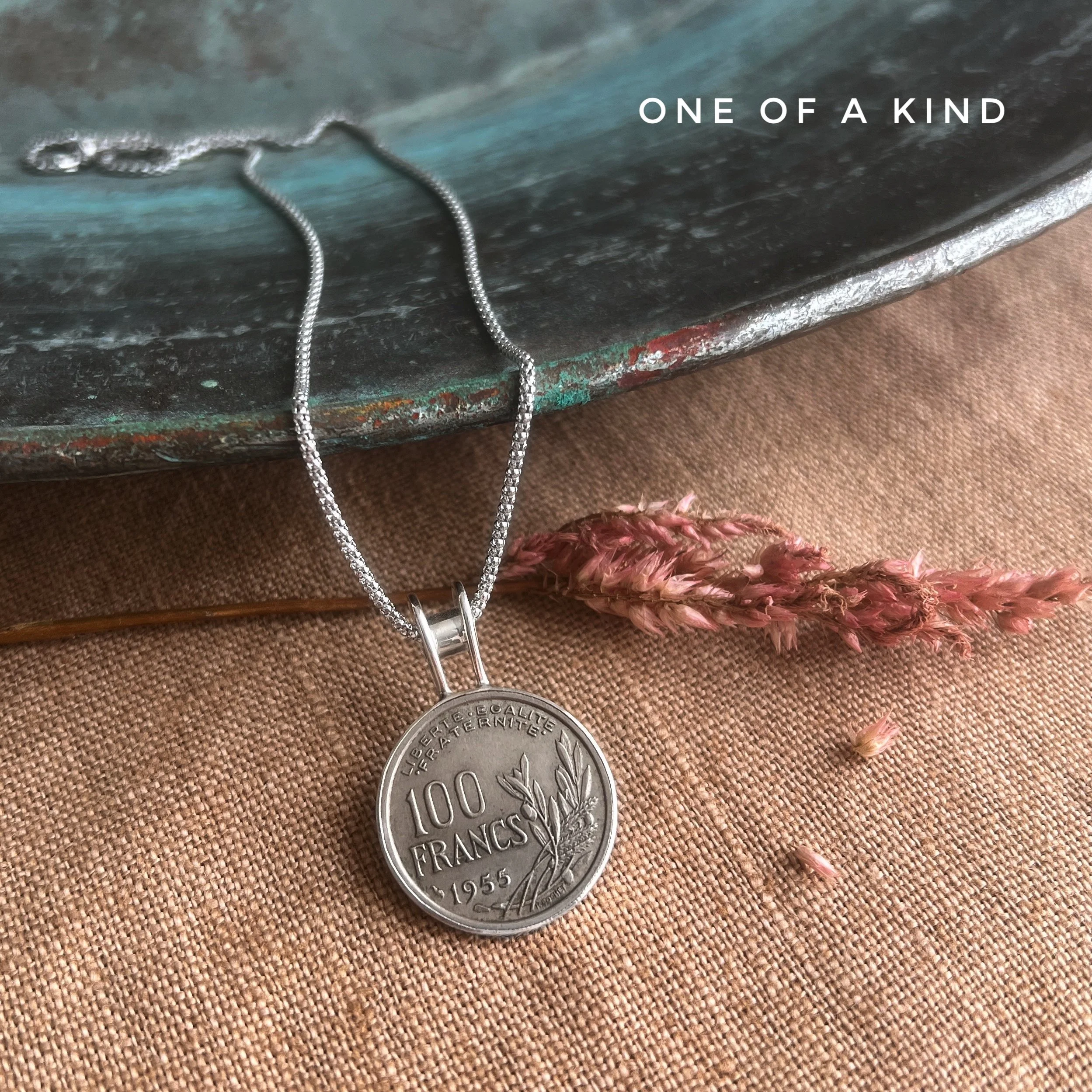 1955 French Coin Necklace