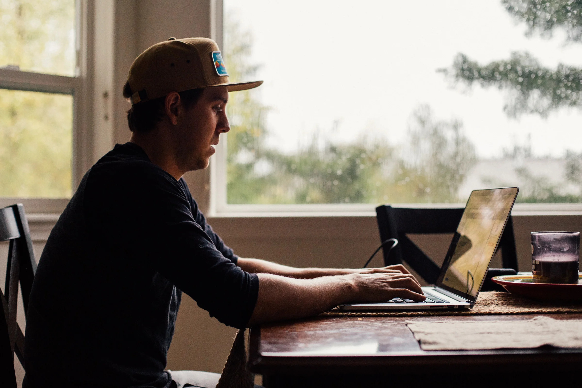 Paris Gore carefully plans out the details of his schedule at Red Bull Rampage